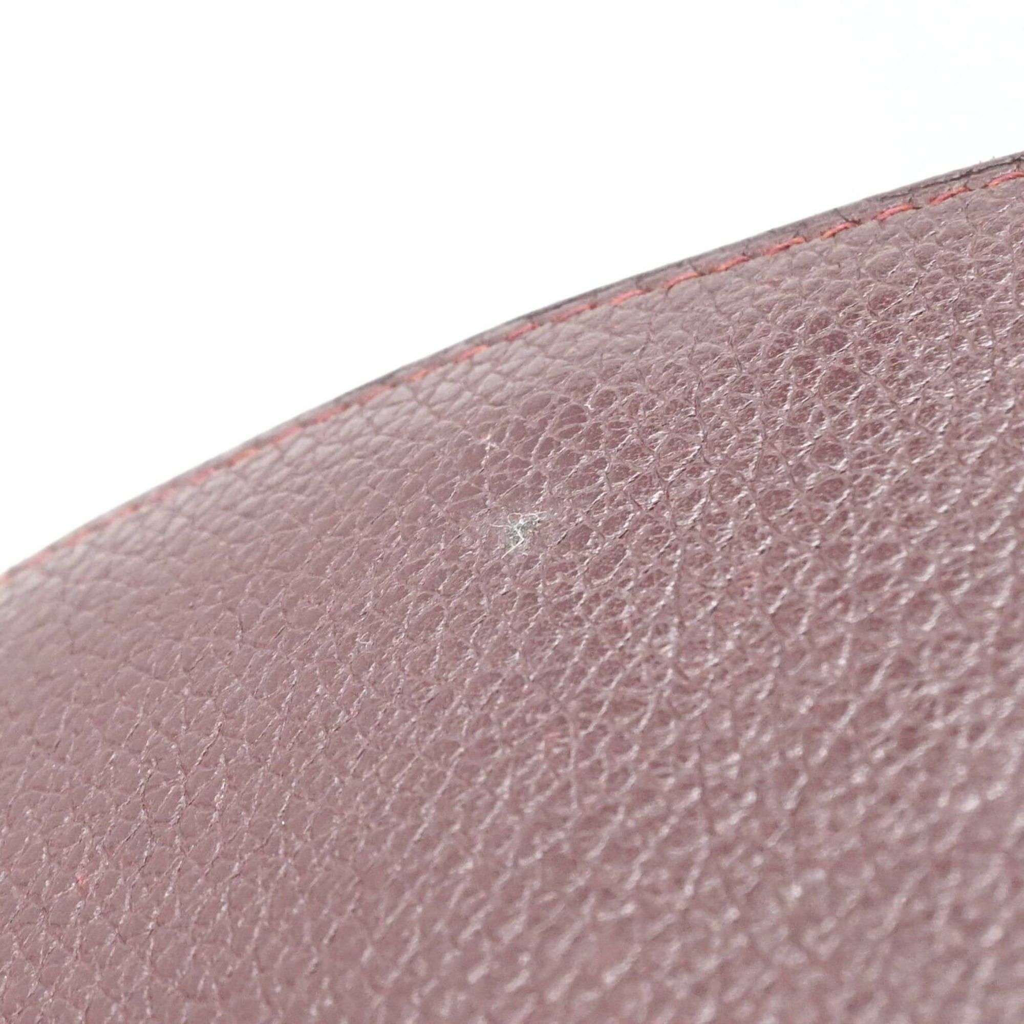 Hermes HERMES Dogon Long Wallet, Taurillon Clemence Leather, Brown, Women's, Silver Hardware, □R Stamp Size ONE SIZE - 14 Thumbnail