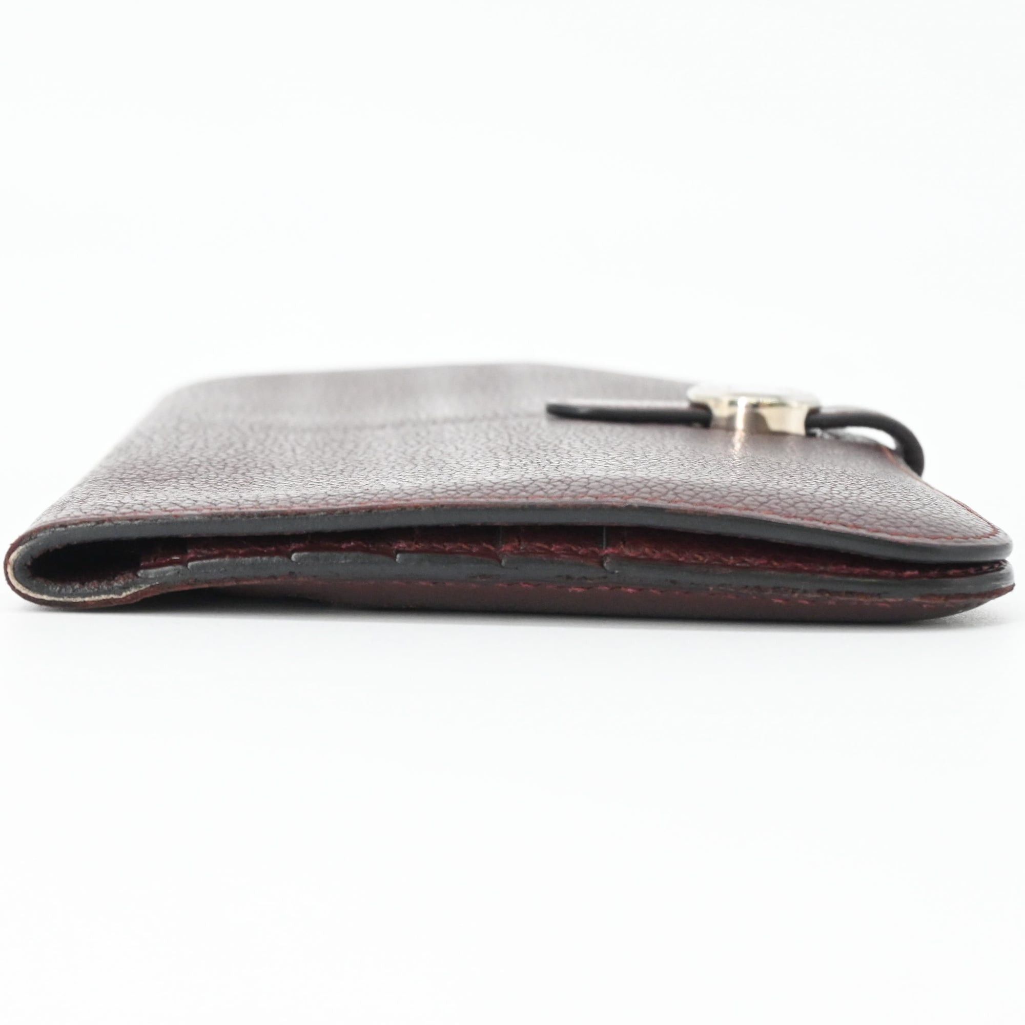 Hermes HERMES Dogon Long Wallet, Taurillon Clemence Leather, Brown, Women's, Silver Hardware, □R Stamp Size ONE SIZE - 4 Thumbnail