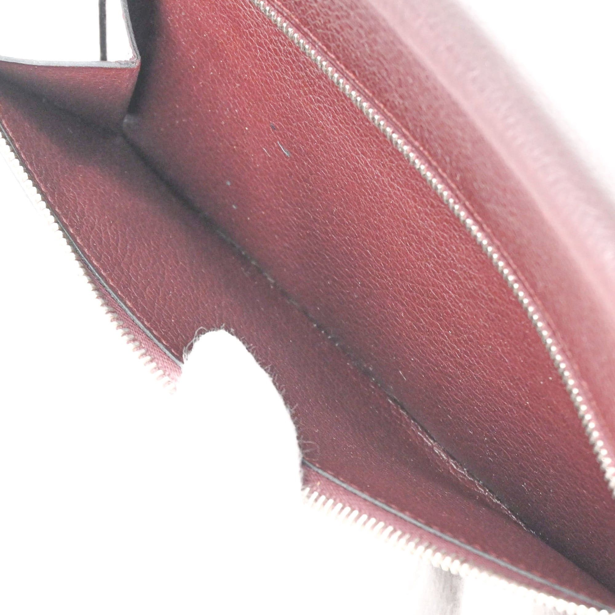 Hermes HERMES Dogon Long Wallet, Taurillon Clemence Leather, Brown, Women's, Silver Hardware, □R Stamp Size ONE SIZE - 11 Thumbnail