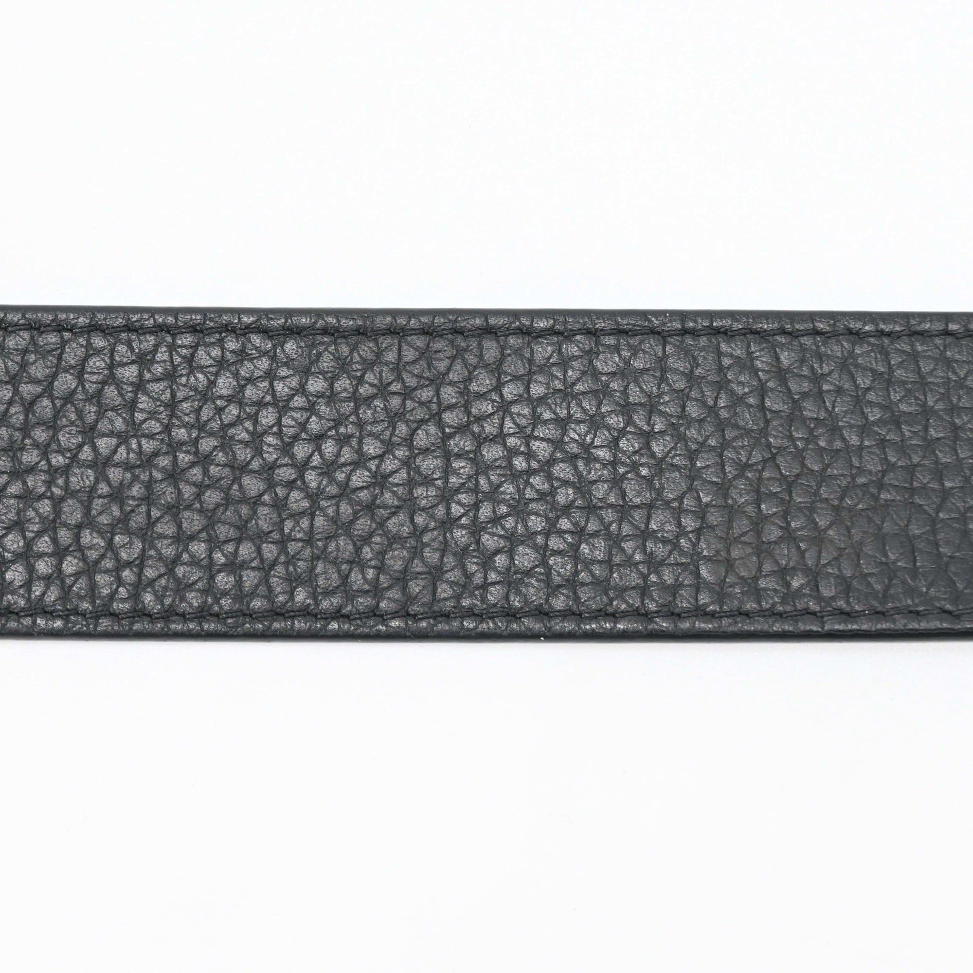 Louis Vuitton Louis Vuitton Belt Pont Neuf Taurillon Leather 34mm Black M8202 Size ONE SIZE - 16 Thumbnail