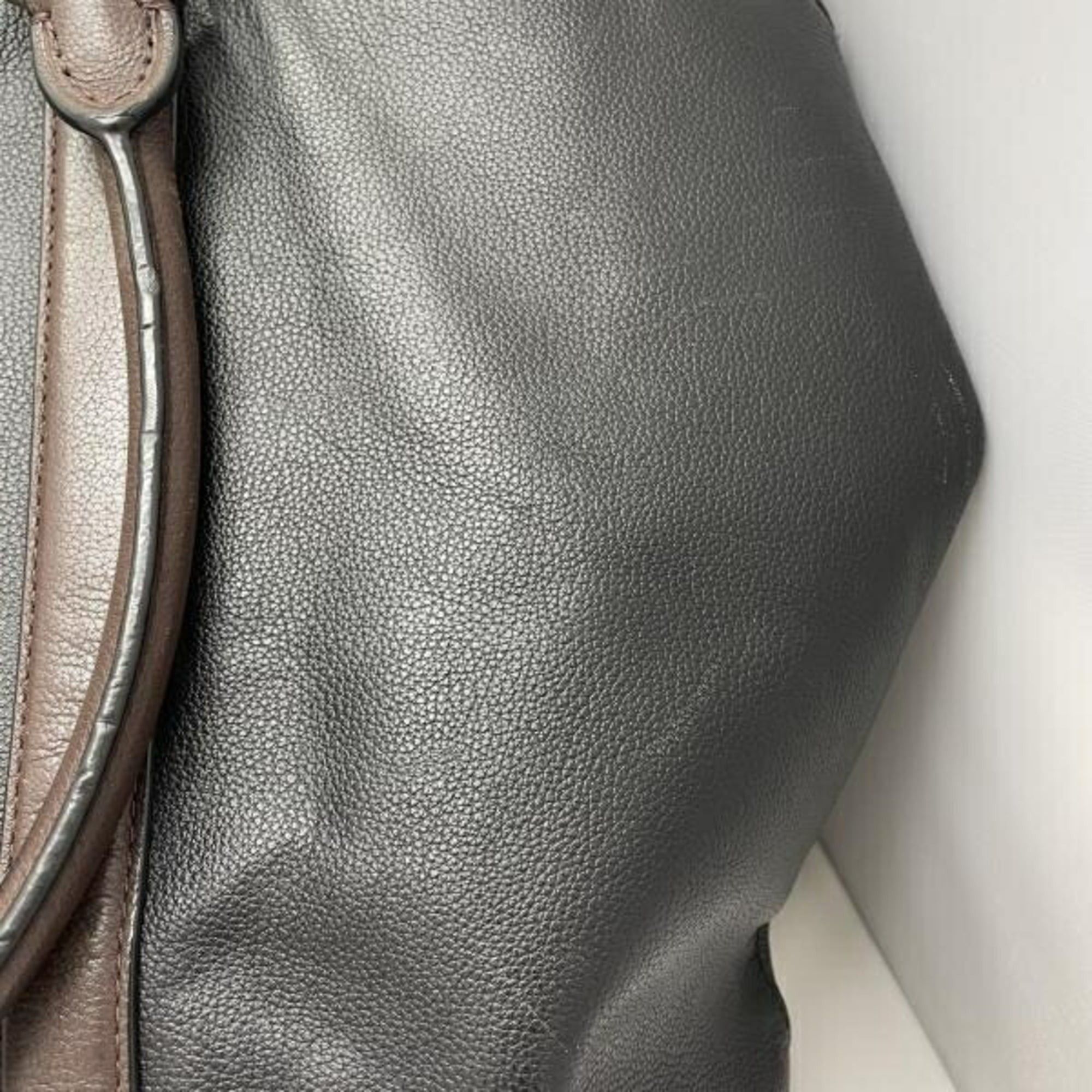 Coach COACH Leather Tote Bag (Black/Brown) Size ONE SIZE - 9 Thumbnail