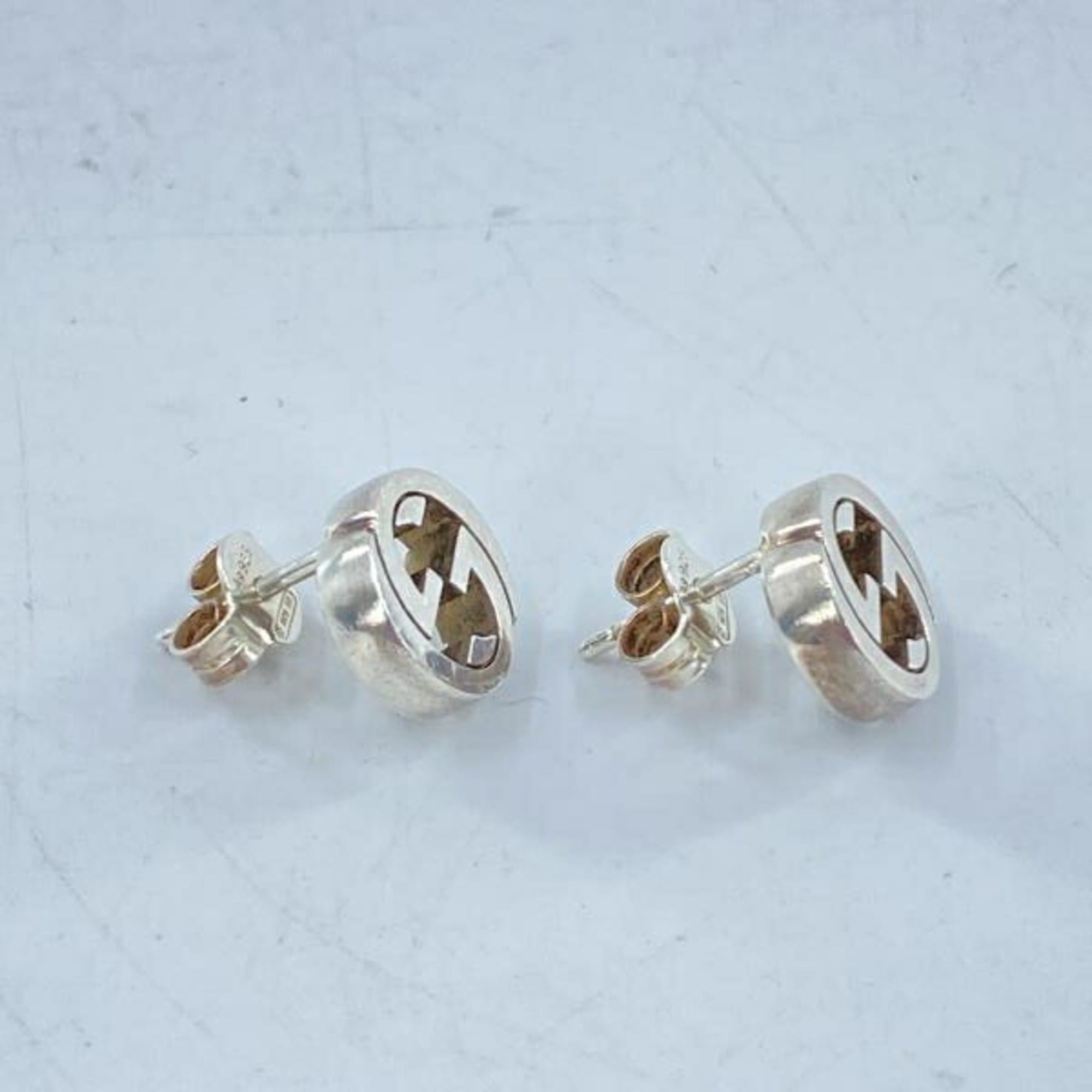 Gucci GUCCI Stud Earrings, Silver, Ag925 Size ONE SIZE - 2 Thumbnail