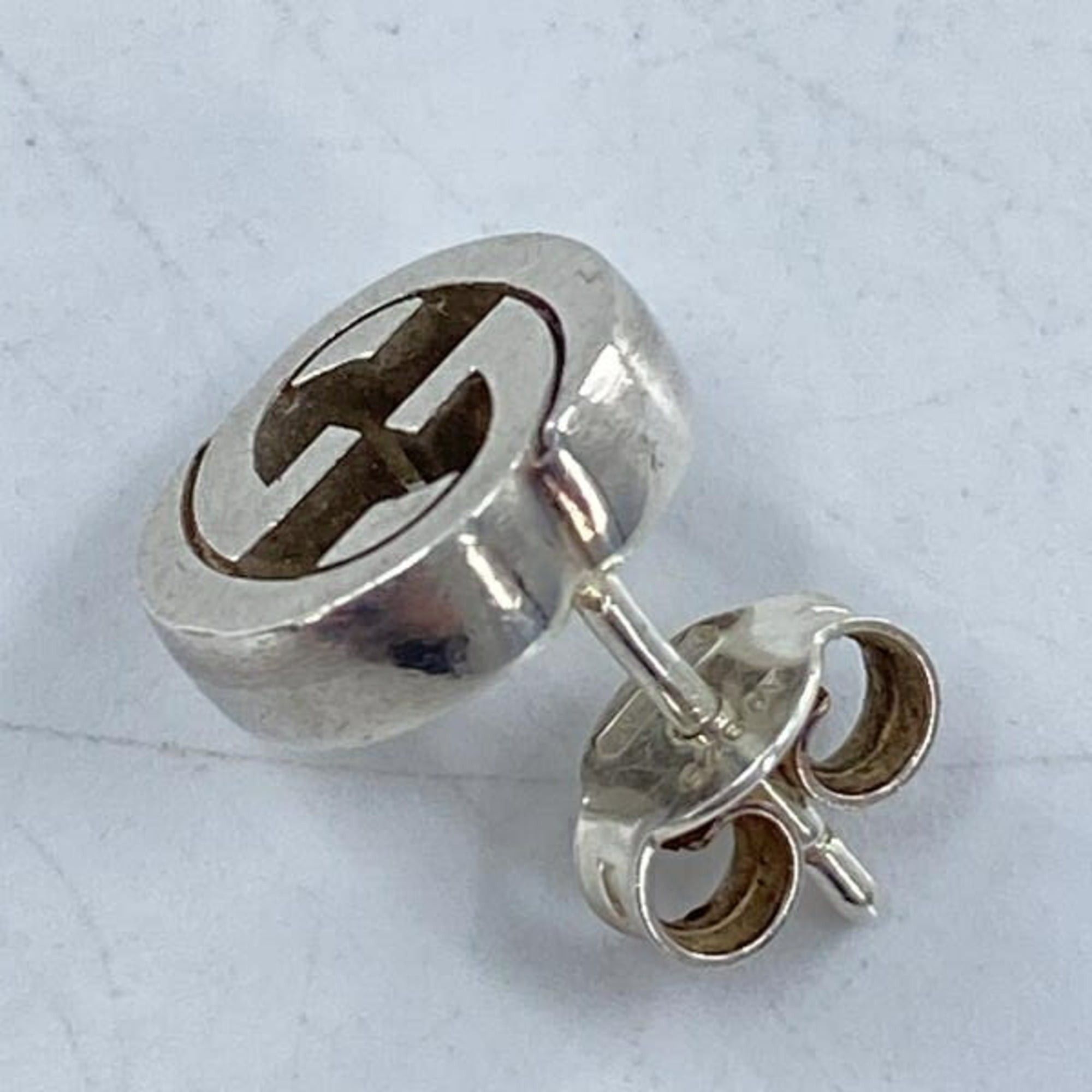 Gucci GUCCI Stud Earrings, Silver, Ag925 Size ONE SIZE - 7 Thumbnail
