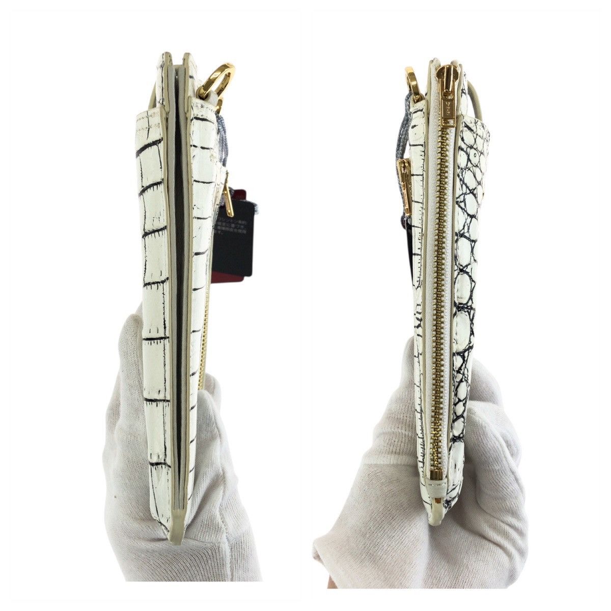 Other Other Pelley Lusso Glossy Crocodile Shoulder Bag Leather Shoulder Bag DUTY FREE for USA Size ONE SIZE - 7 Thumbnail