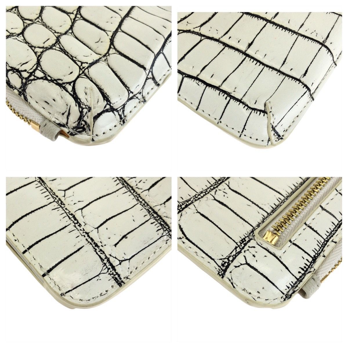 Other Other Pelley Lusso Glossy Crocodile Shoulder Bag Leather Shoulder Bag DUTY FREE for USA Size ONE SIZE - 3 Thumbnail