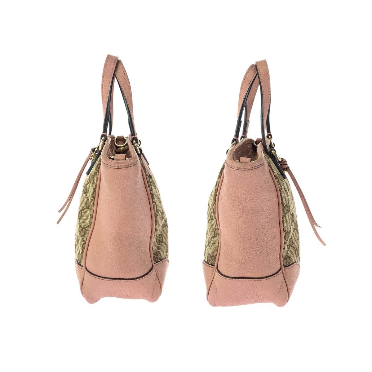 Gucci Gucci Gucci GG Canvas Leather 2way Bag Leather Shoulder Bag 449241 DUTY FREE for USA Size ONE SIZE - 8 Thumbnail