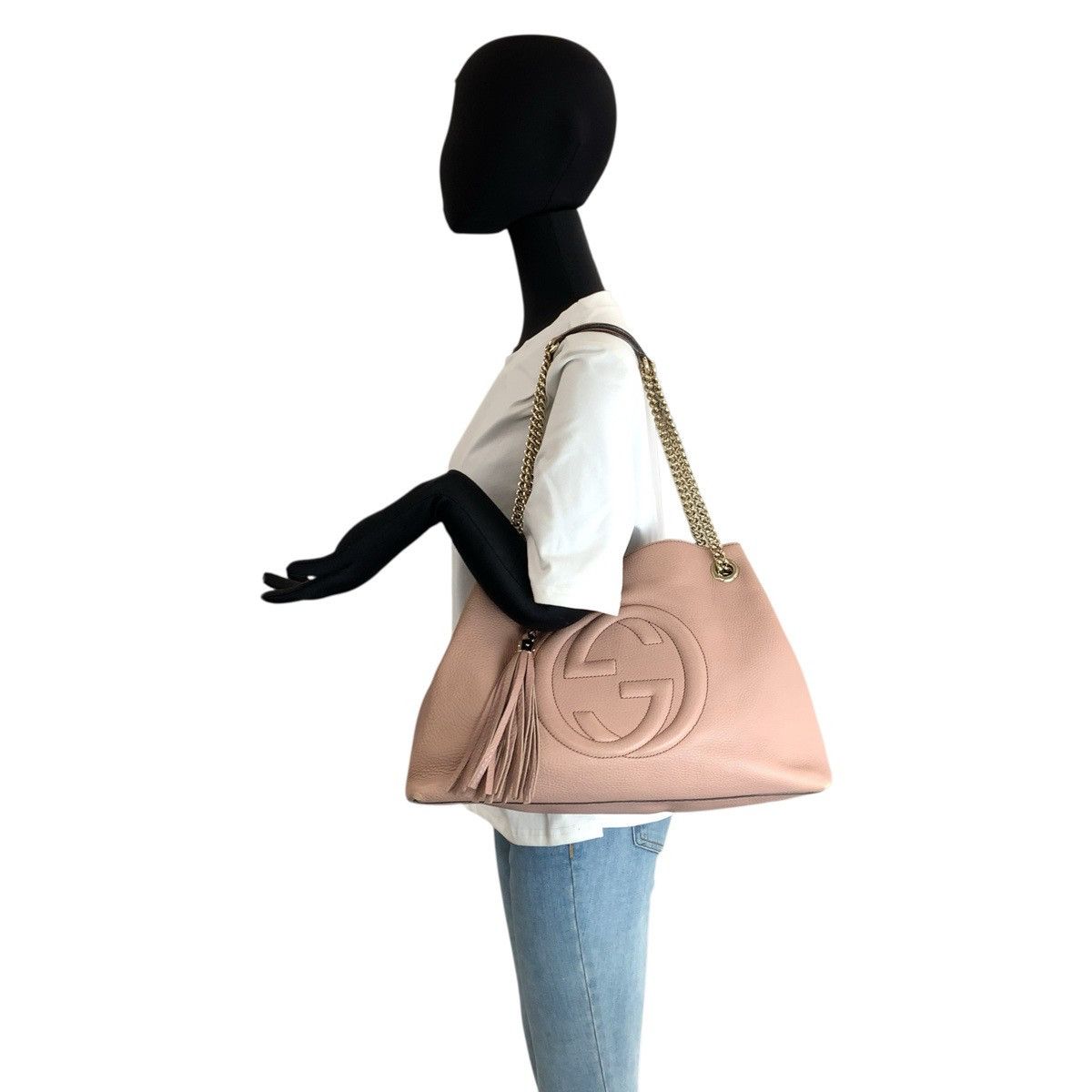 Gucci Gucci Gucci Soho Interlocking Leather Shoulder Bag Leather Shoulder Bag 308982 DUTY FREE for USA Size ONE SIZE - 5 Thumbnail