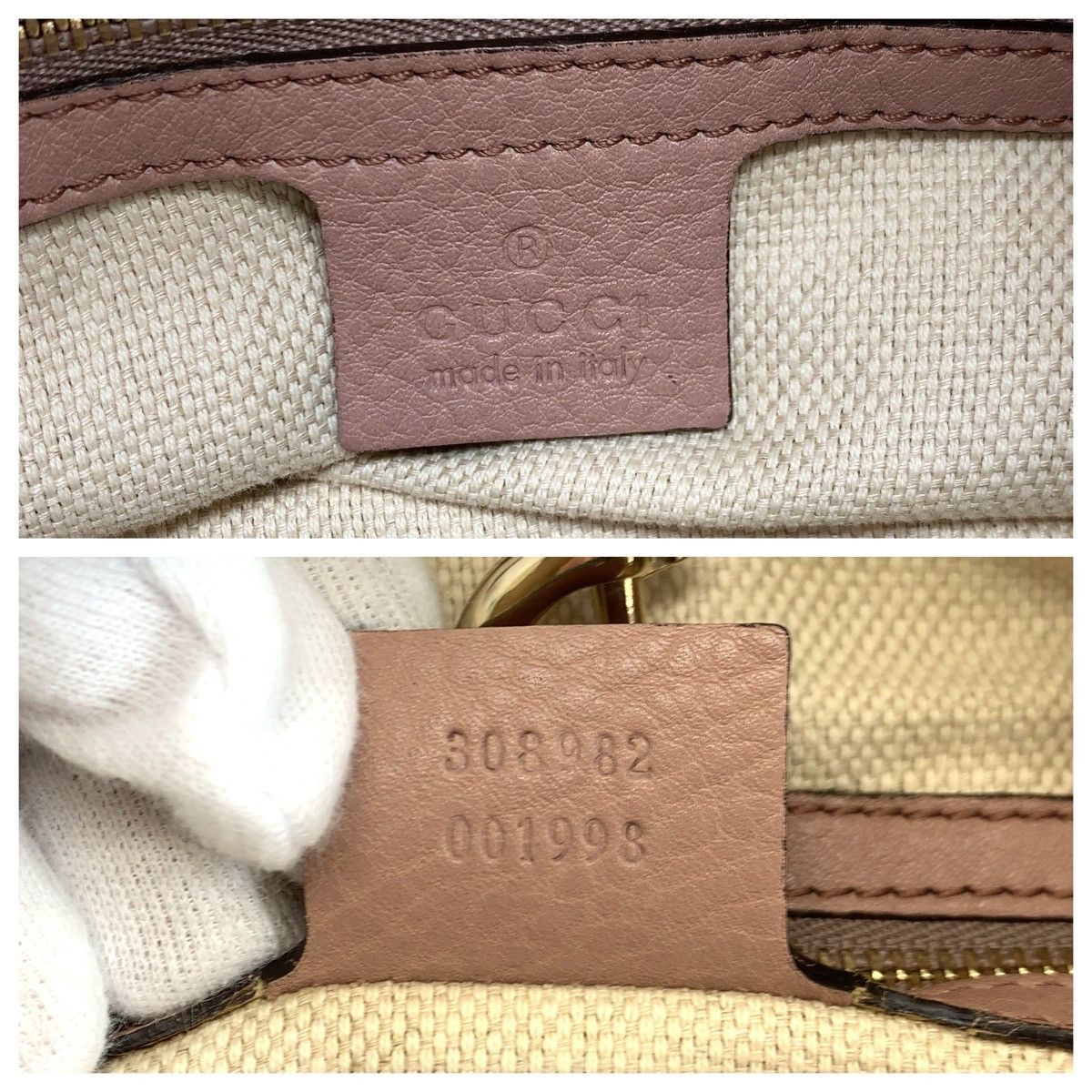Gucci Gucci Gucci Soho Interlocking Leather Shoulder Bag Leather Shoulder Bag 308982 DUTY FREE for USA Size ONE SIZE - 3 Thumbnail