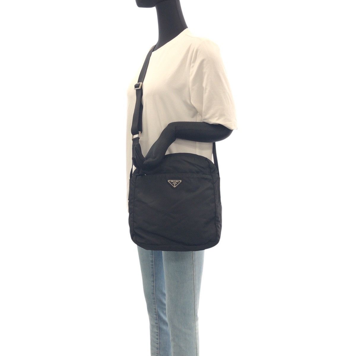 Prada Prada PRADA Tessuto Nylon Shoulder Bag Textile Shoulder Bag DUTY FREE for USA Size ONE SIZE - 7 Thumbnail