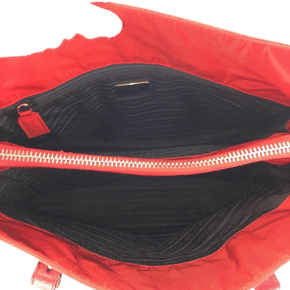 Prada Prada Prada Tessuto Leather Nylon Shoulder Tote Bag Textile Shoulder Bag DUTY FREE for USA Size ONE SIZE - 9 Thumbnail