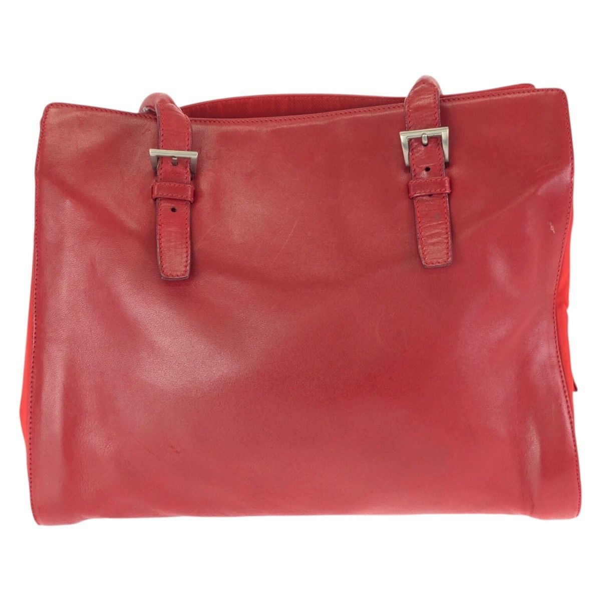 Prada Prada Prada Tessuto Leather Nylon Shoulder Tote Bag Textile Shoulder Bag DUTY FREE for USA Size ONE SIZE - 2 Thumbnail
