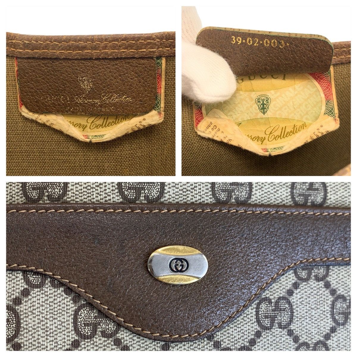 Gucci Gucci Gucci GG Supreme Canvas Leather 2way Shoulder Bag Textile Tote Bag 3902003 DUTY FREE for USA Size ONE SIZE - 3 Thumbnail