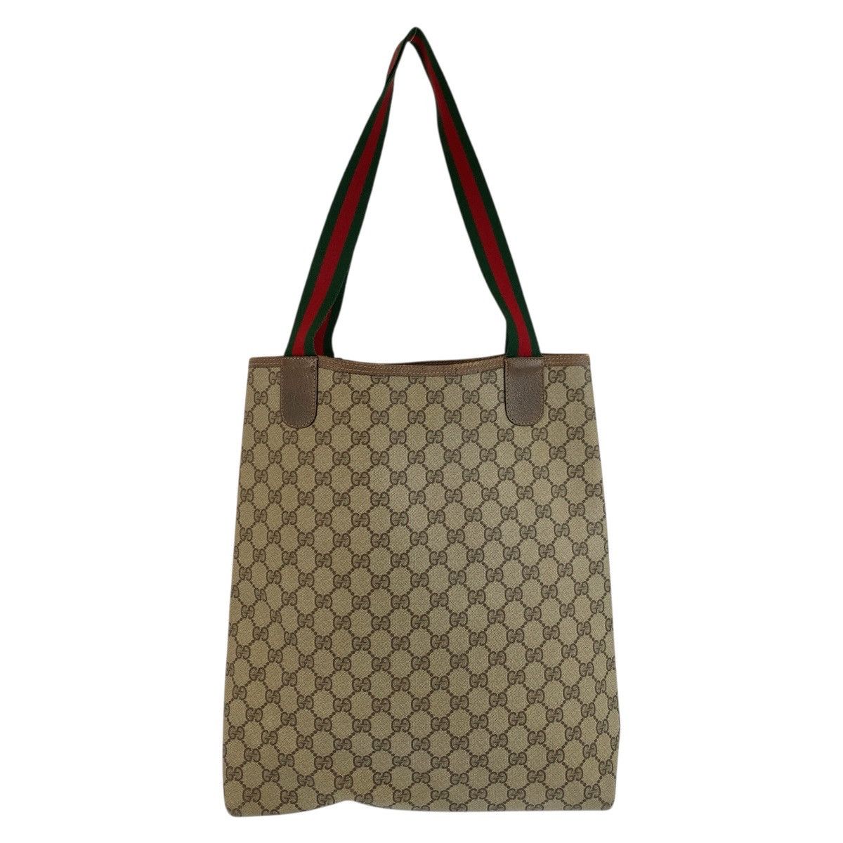Gucci Gucci Gucci GG Supreme Canvas Leather 2way Shoulder Bag Textile Tote Bag 3902003 DUTY FREE for USA Size ONE SIZE - 2 Thumbnail