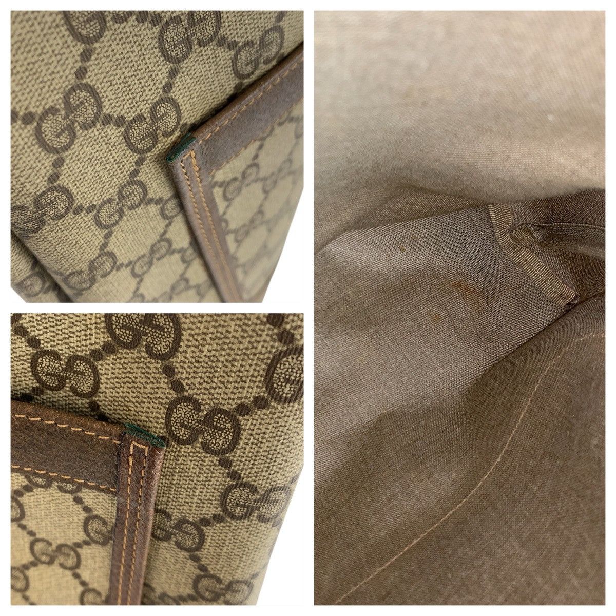 Gucci Gucci Gucci GG Supreme Canvas Leather 2way Shoulder Bag Textile Tote Bag 3902003 DUTY FREE for USA Size ONE SIZE - 6 Thumbnail