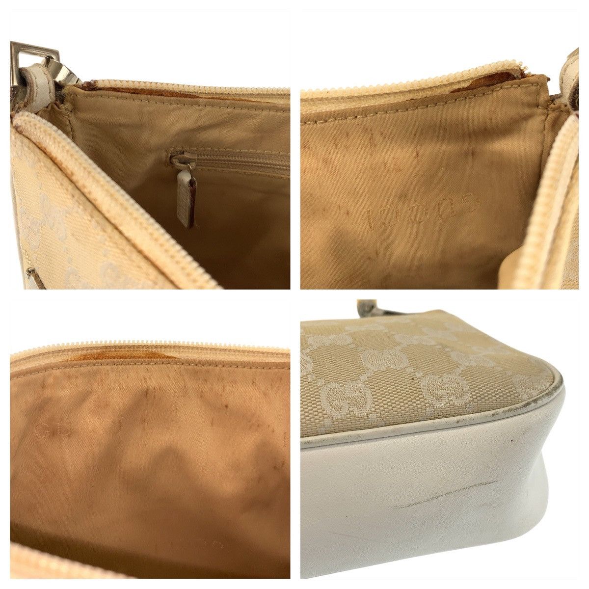 Gucci Gucci Gucci GG Canvas Bamboo Handbag Leather Handbag 0013870 DUTY FREE for USA Size ONE SIZE - 5 Thumbnail