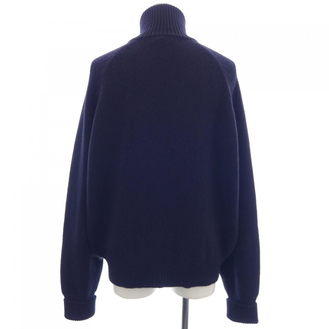 Hermes Hermes Hermes Cashmere Blend Cardigan Textile Tops DUTY FREE for USA Size ONE SIZE - 2 Thumbnail
