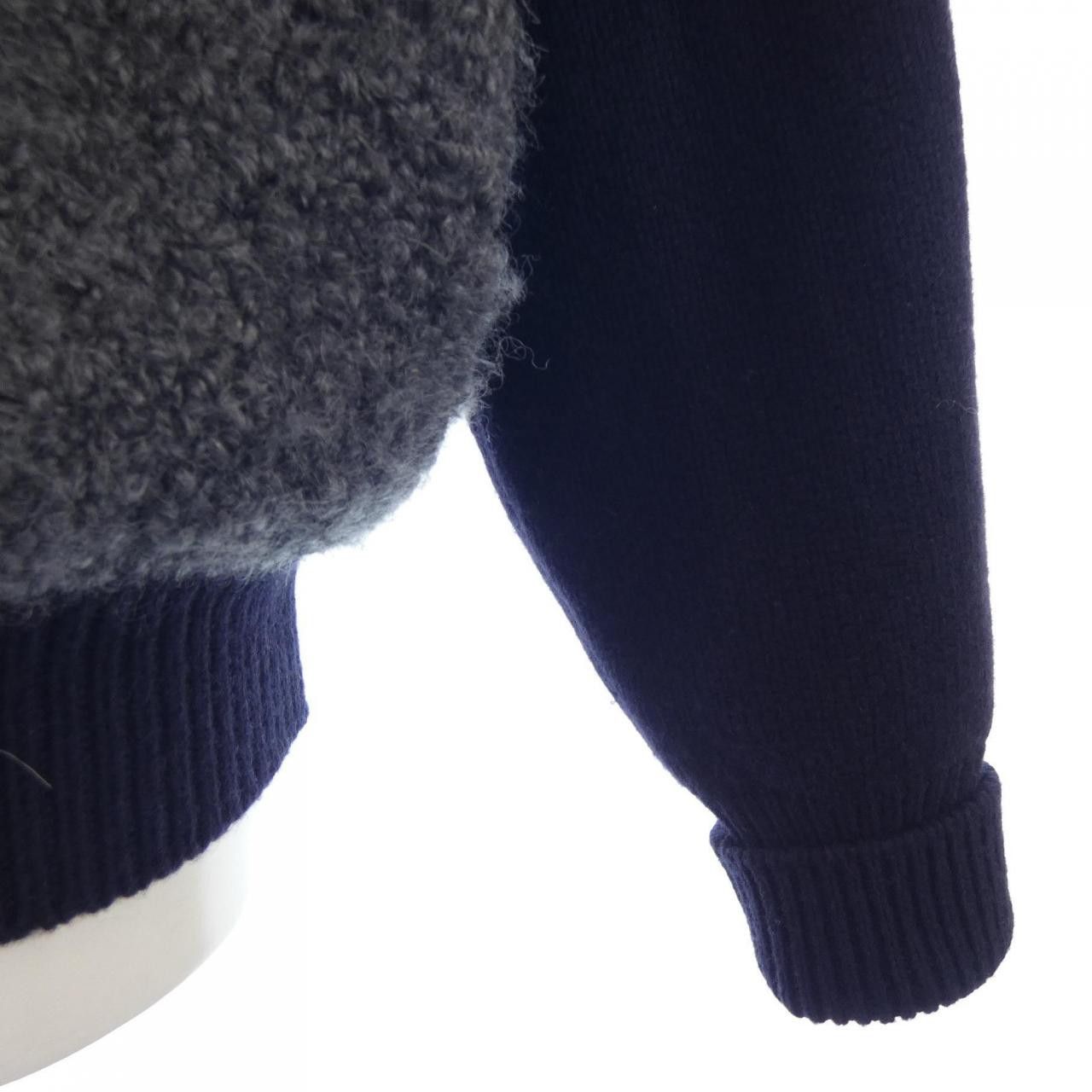 Hermes Hermes Hermes Cashmere Blend Cardigan Textile Tops DUTY FREE for USA Size ONE SIZE - 6 Thumbnail