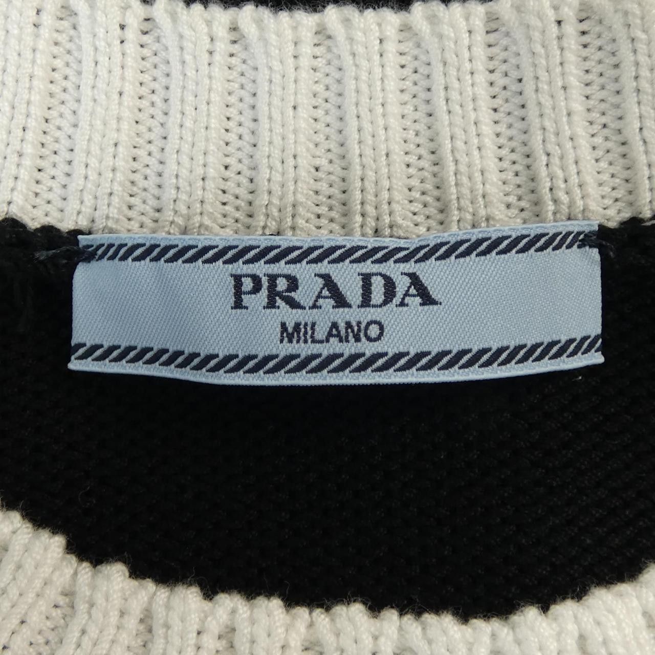 Prada Prada Prada Cotton Sweater Textile Tops P24I1R S212 1Z05 DUTY FREE for USA Size ONE SIZE - 4 Thumbnail