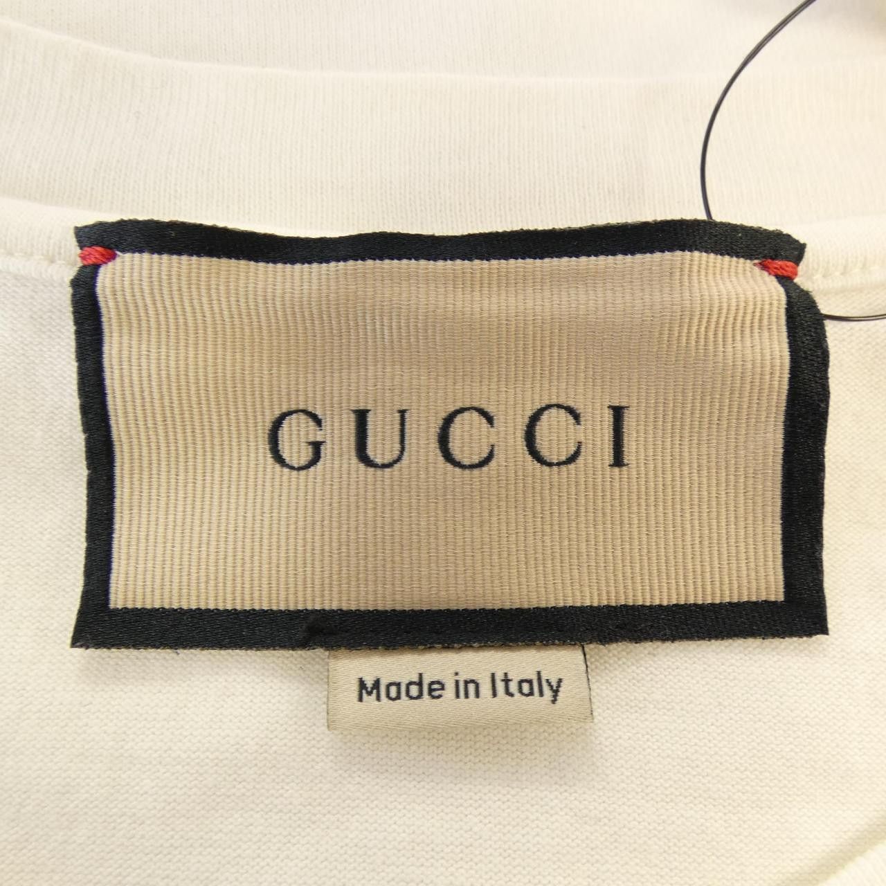 Gucci Gucci Gucci Blade Print Cotton T Shirt Textile T-Shirts 565806XJAZY DUTY FREE for USA Size ONE SIZE - 4 Thumbnail