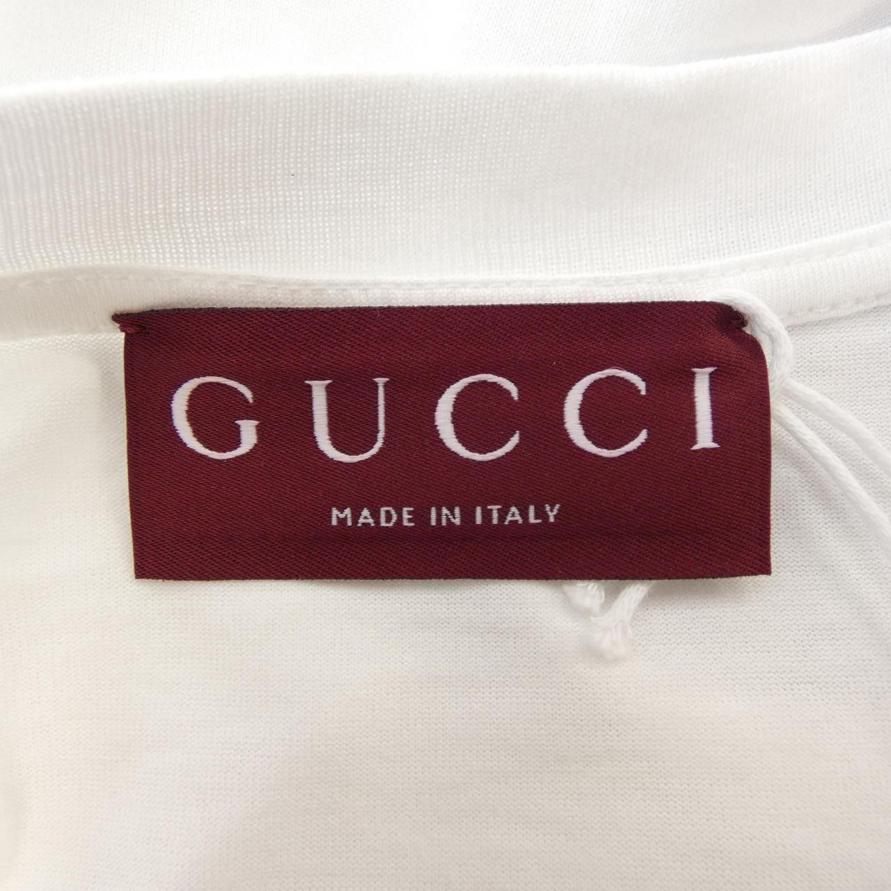 Gucci Gucci Gucci Cotton T Shirt Textile T-Shirts 787299XJGMN DUTY FREE for USA Size ONE SIZE - 4 Thumbnail