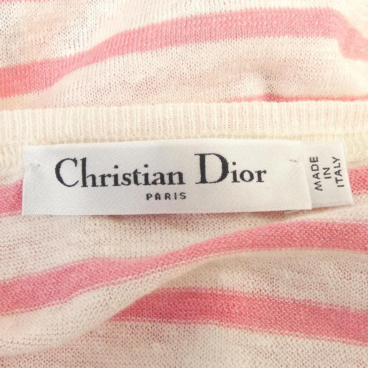 Dior Dior Christian Dior Cashmere Blend Knit Textile Tops 444S65BM761 DUTY FREE for USA Size ONE SIZE - 4 Thumbnail
