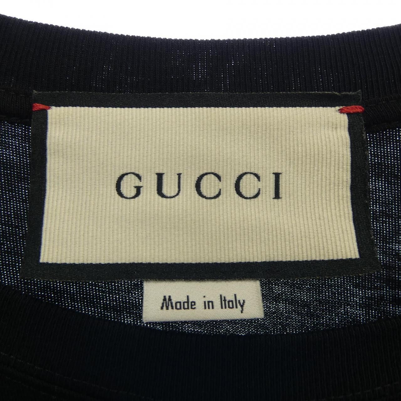 Gucci Gucci Gucci Cotton T Shirt Textile T-Shirts 615044XJCRG DUTY FREE for USA Size ONE SIZE - 4 Thumbnail