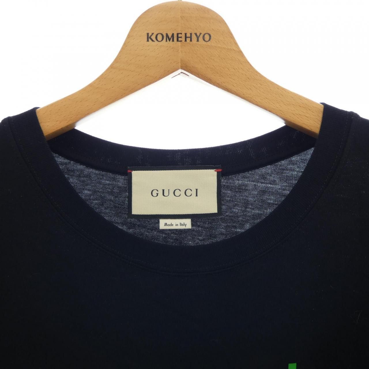 Gucci Gucci Gucci Cotton T Shirt Textile T-Shirts 615044XJCRG DUTY FREE for USA Size ONE SIZE - 5 Thumbnail