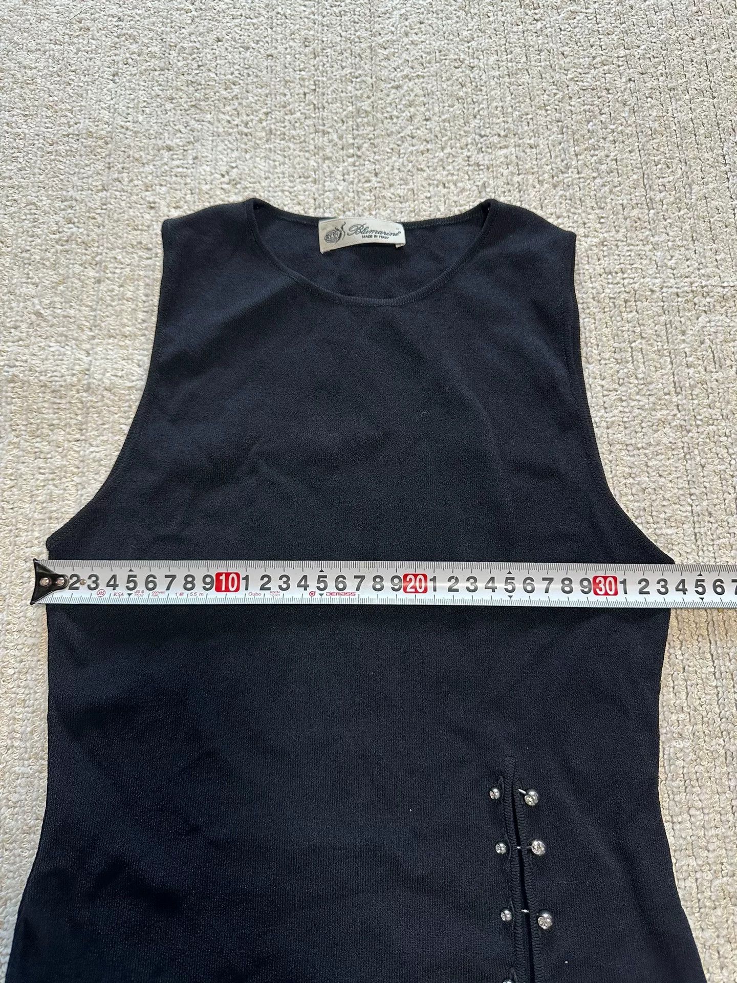 Blumarine Blumarine Sleeveless Diamond Detail Top Size M / US 6-8 / IT 42-44 - 7 Thumbnail