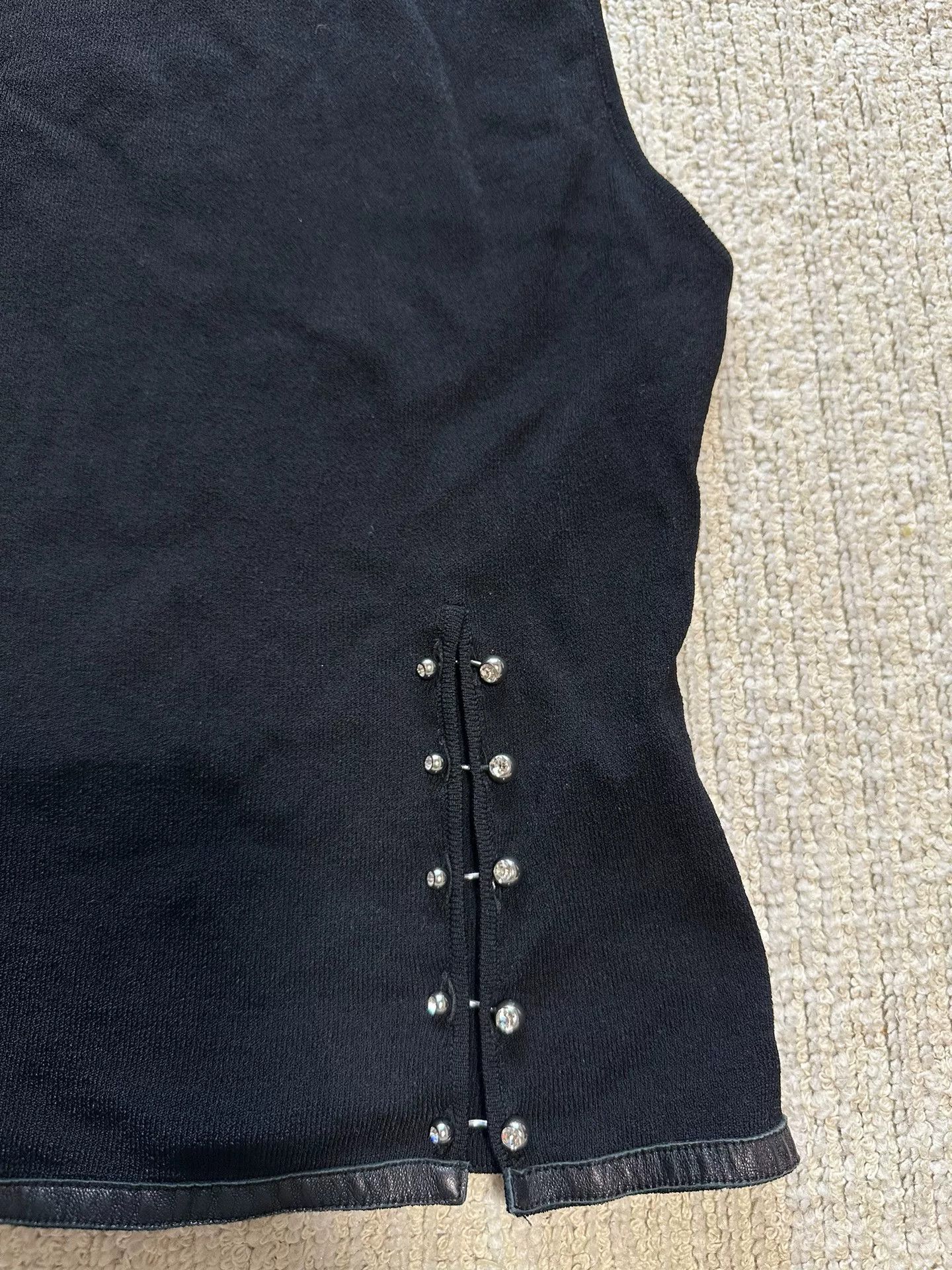 Blumarine Blumarine Sleeveless Diamond Detail Top Size M / US 6-8 / IT 42-44 - 3 Thumbnail