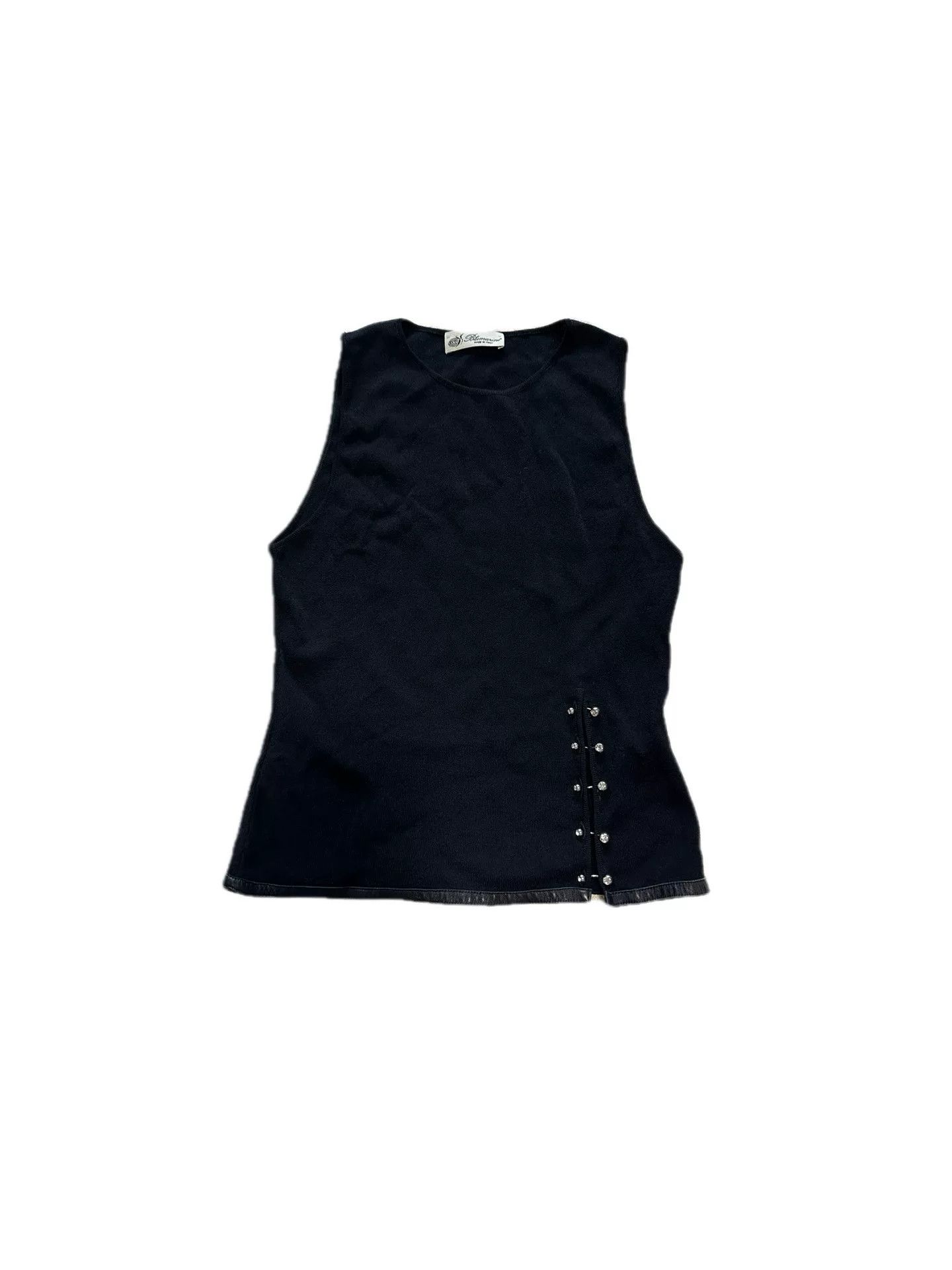 Blumarine Blumarine Sleeveless Diamond Detail Top Size M / US 6-8 / IT 42-44 - 2 Thumbnail