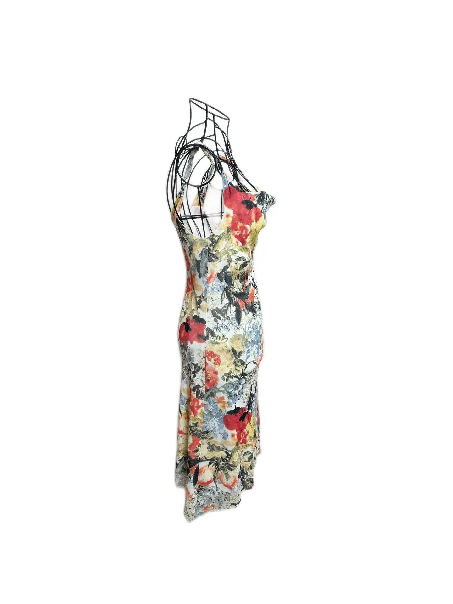 Vivienne Tam Vivienne Tam Chinese Ink Floral Slip Dress Size M / US 6-8 / IT 42-44 - 4 Thumbnail