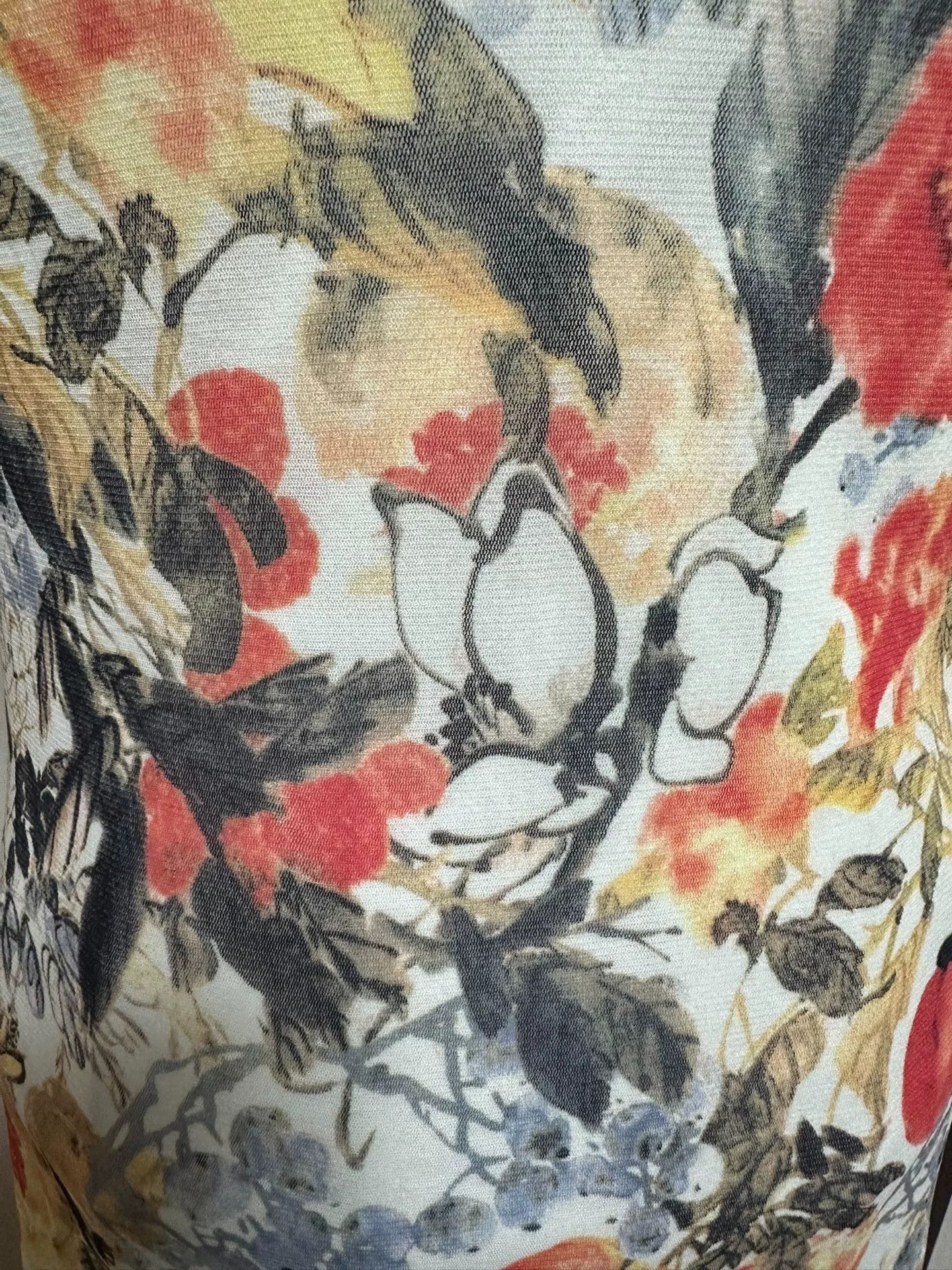 Vivienne Tam Vivienne Tam Chinese Ink Floral Slip Dress Size M / US 6-8 / IT 42-44 - 7 Thumbnail