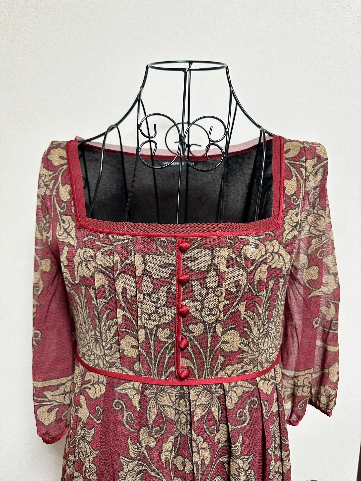 Vivienne Tam Vivienne Tam Floral Mesh Dress Size M / US 6-8 / IT 42-44 - 2 Thumbnail