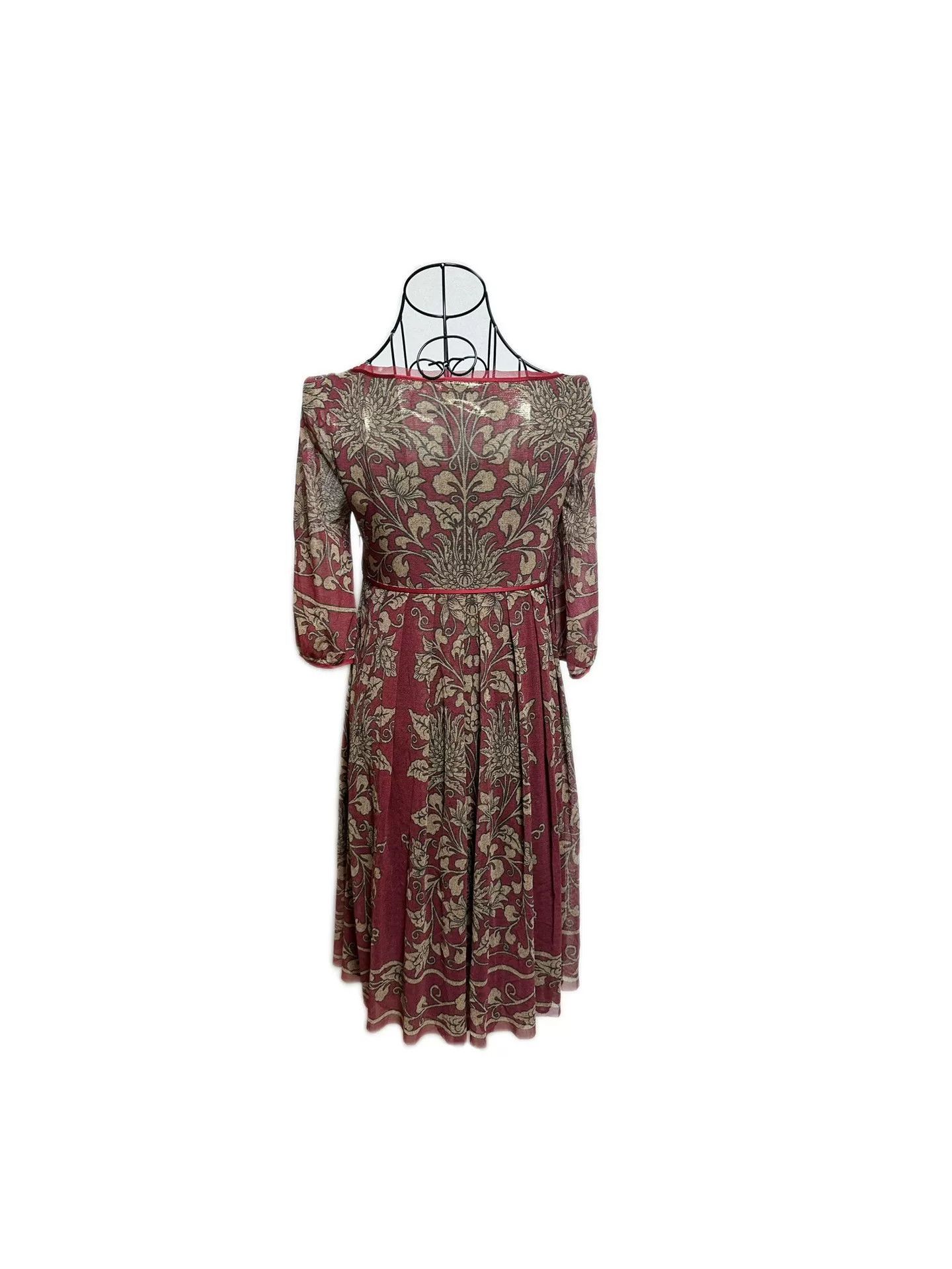 Vivienne Tam Vivienne Tam Floral Mesh Dress Size M / US 6-8 / IT 42-44 - 3 Thumbnail