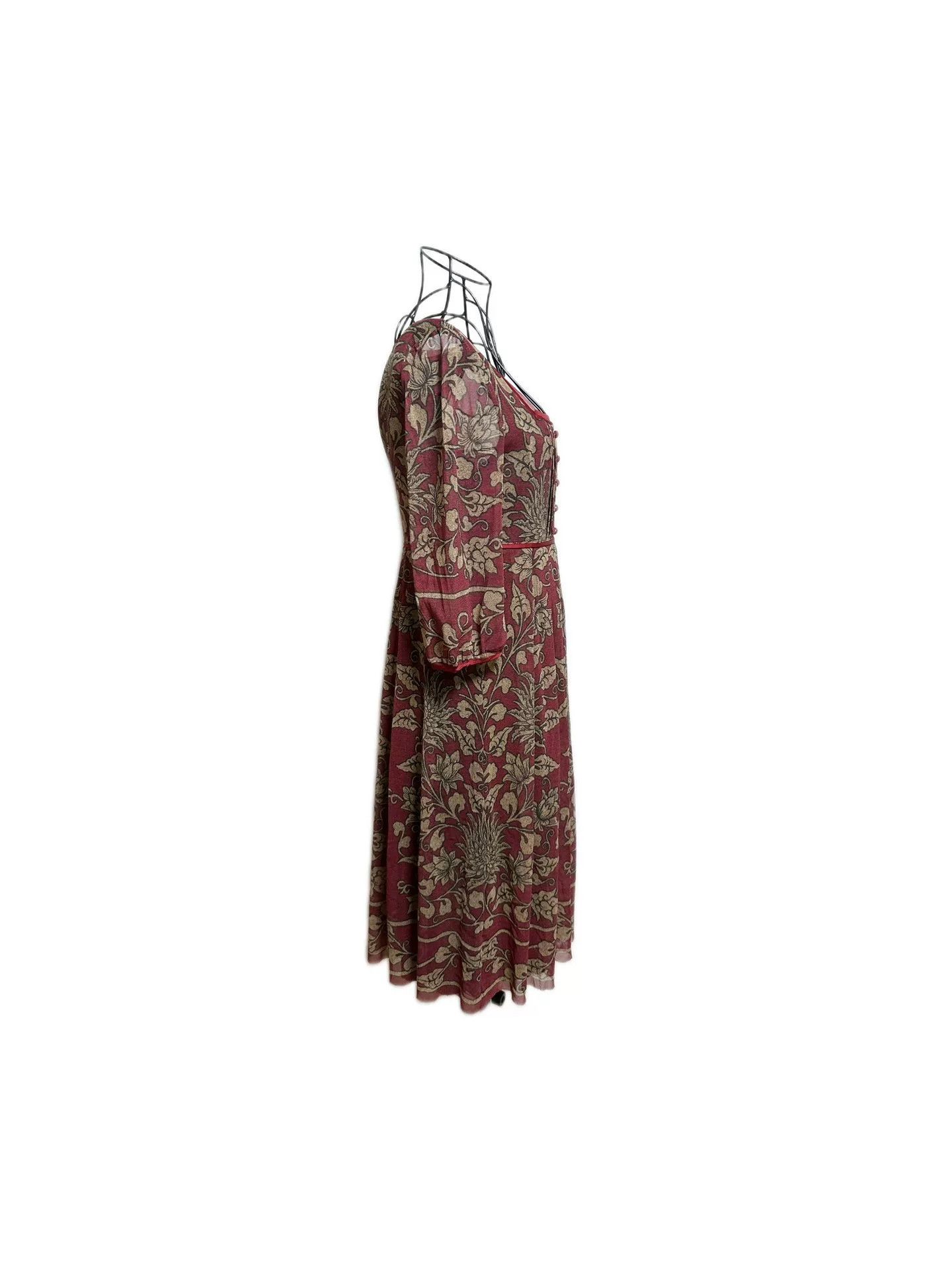 Vivienne Tam Vivienne Tam Floral Mesh Dress Size M / US 6-8 / IT 42-44 - 4 Thumbnail