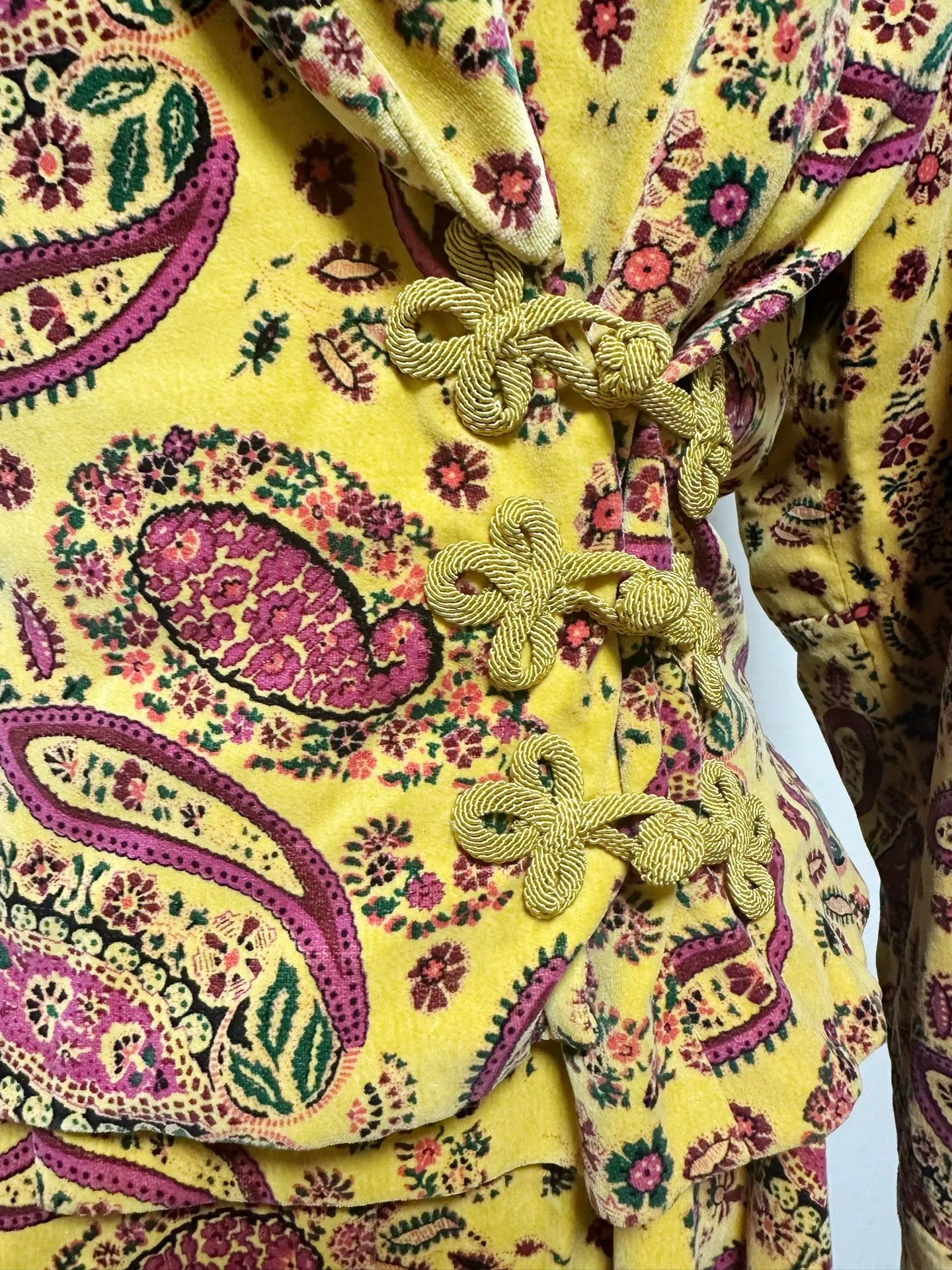Kenzo Kenzo Vintage Velvet Paisley Suit Size M / US 6-8 / IT 42-44 - 5 Thumbnail