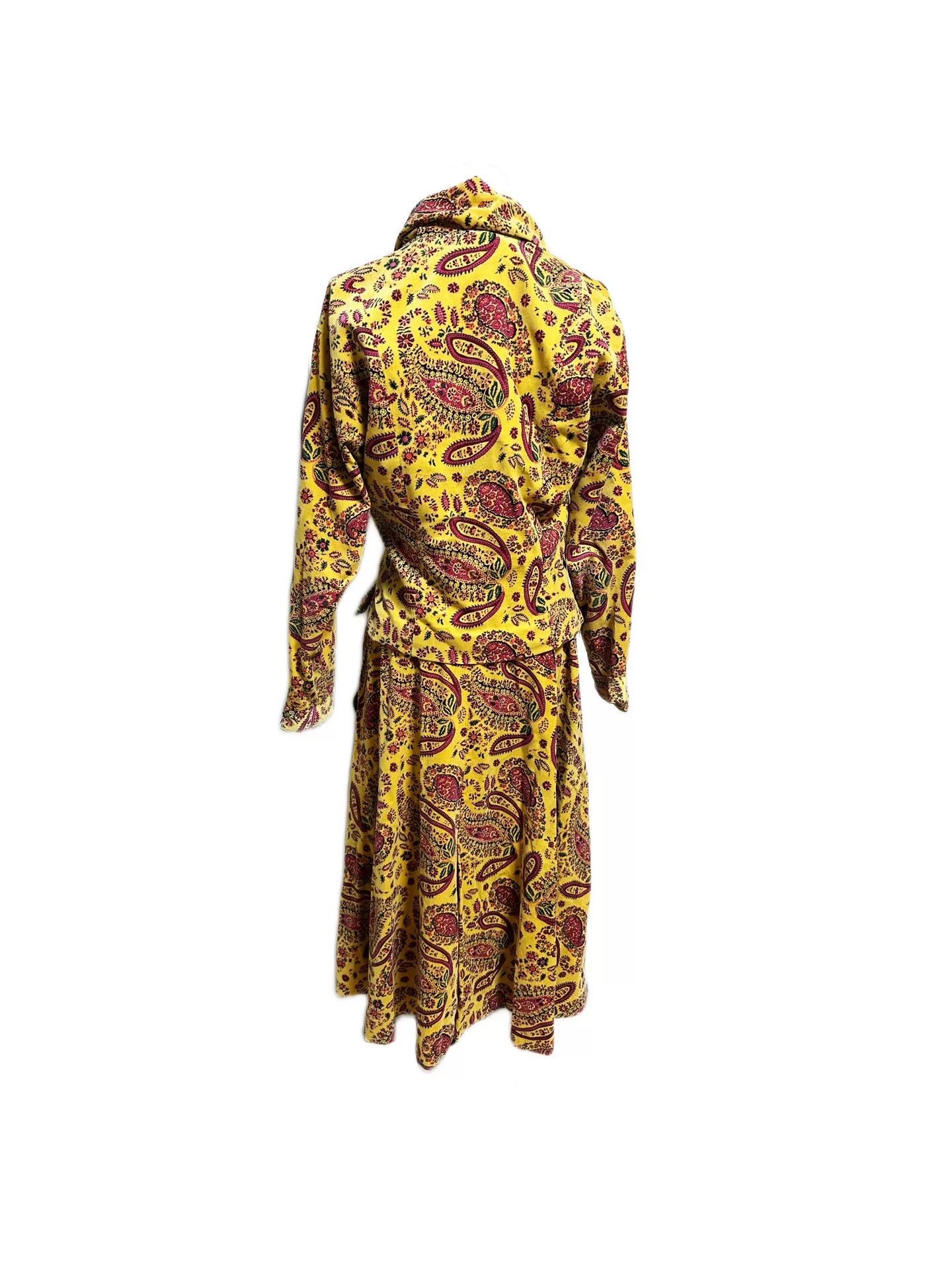 Kenzo Kenzo Vintage Velvet Paisley Suit Size M / US 6-8 / IT 42-44 - 3 Thumbnail