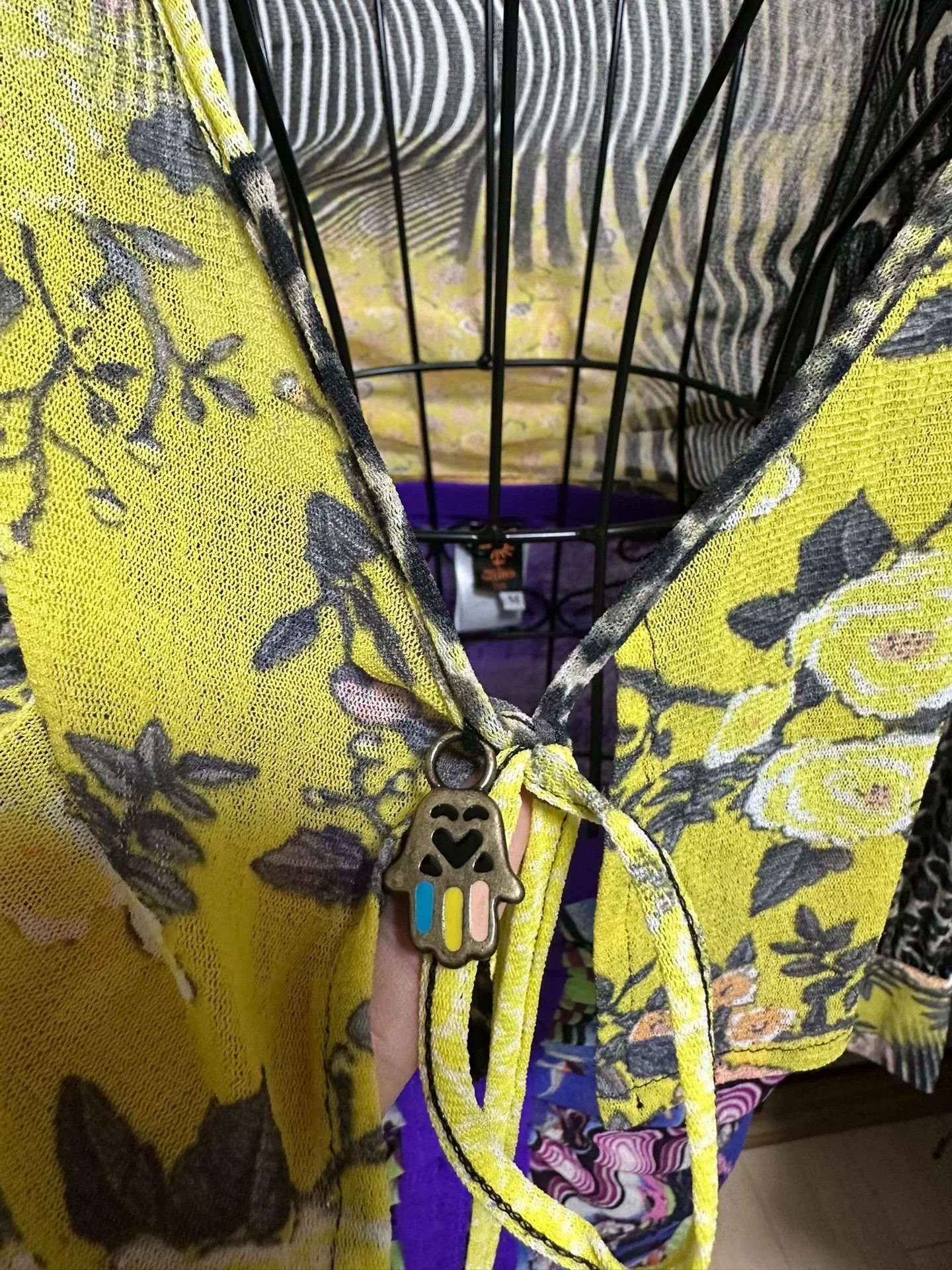 Roberto Cavalli Roberto Cavalli Floral Mesh Cardigan Size M / US 6-8 / IT 42-44 - 6 Thumbnail