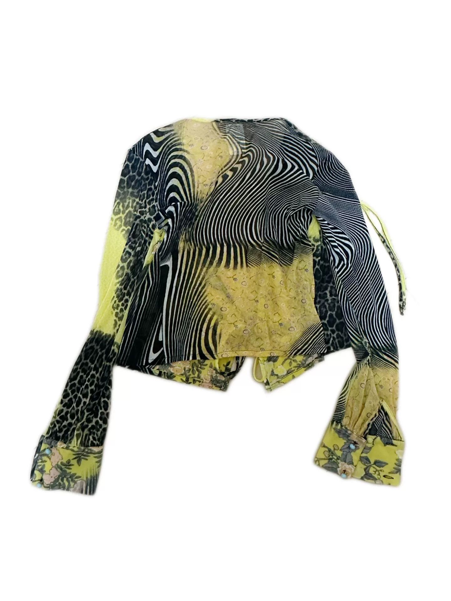 Roberto Cavalli Roberto Cavalli Floral Mesh Cardigan Size M / US 6-8 / IT 42-44 - 5 Thumbnail