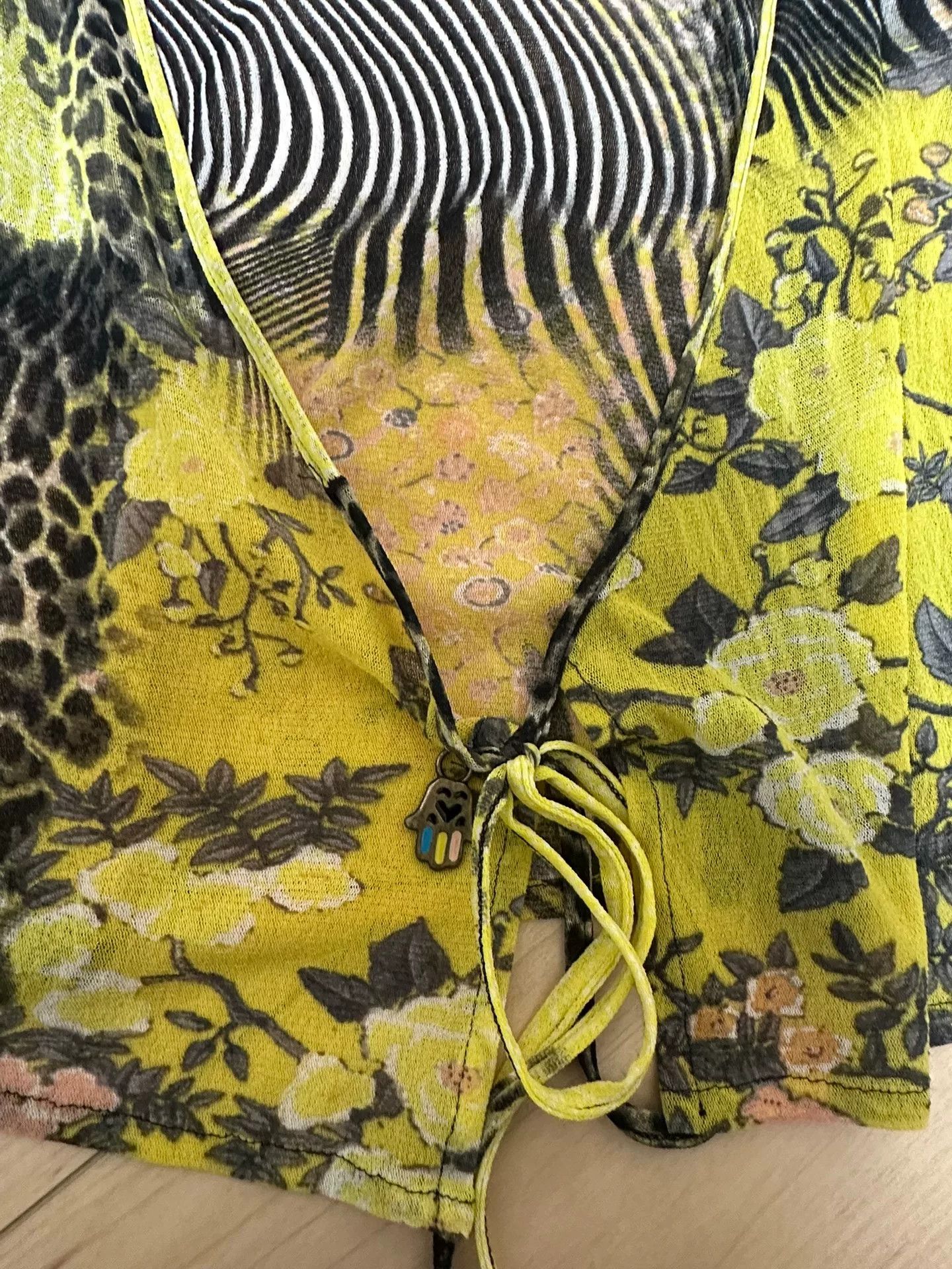 Roberto Cavalli Roberto Cavalli Floral Mesh Cardigan Size M / US 6-8 / IT 42-44 - 7 Thumbnail