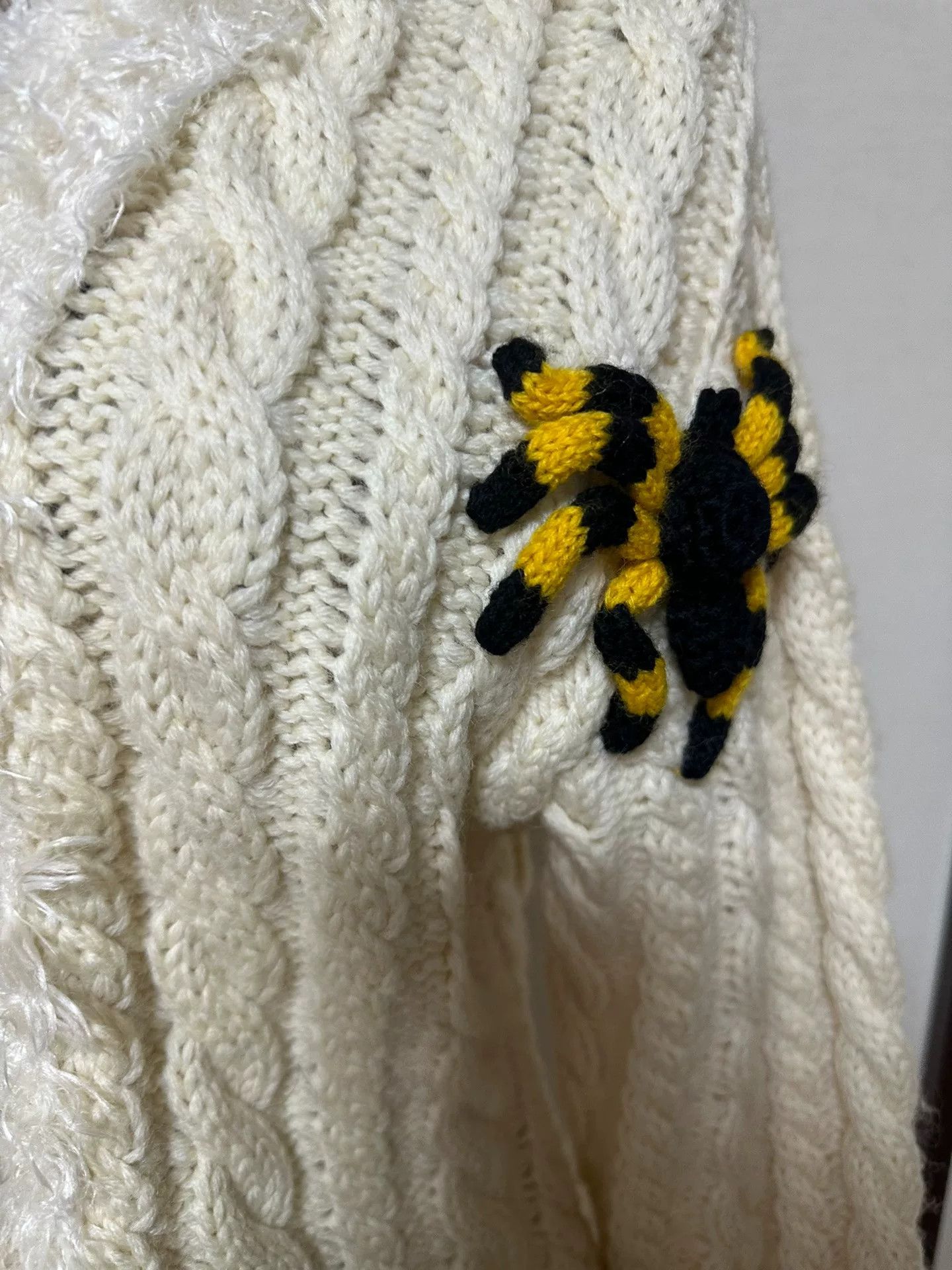 Hysteric Glamour Hysteric Glamour Fuzzy Spider Knit Cardigan Size M / US 6-8 / IT 42-44 - 9 Thumbnail