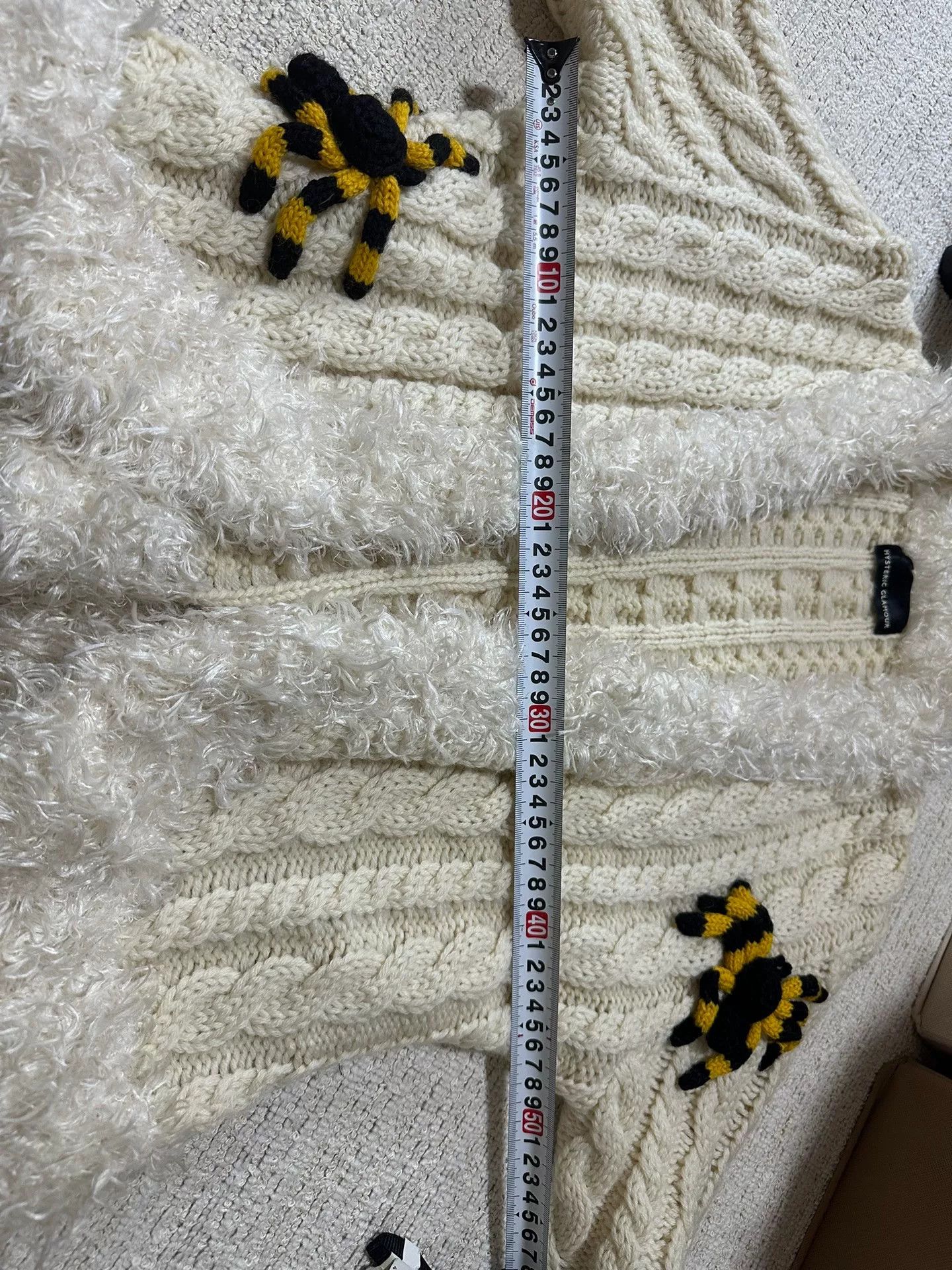 Hysteric Glamour Hysteric Glamour Fuzzy Spider Knit Cardigan Size M / US 6-8 / IT 42-44 - 8 Thumbnail