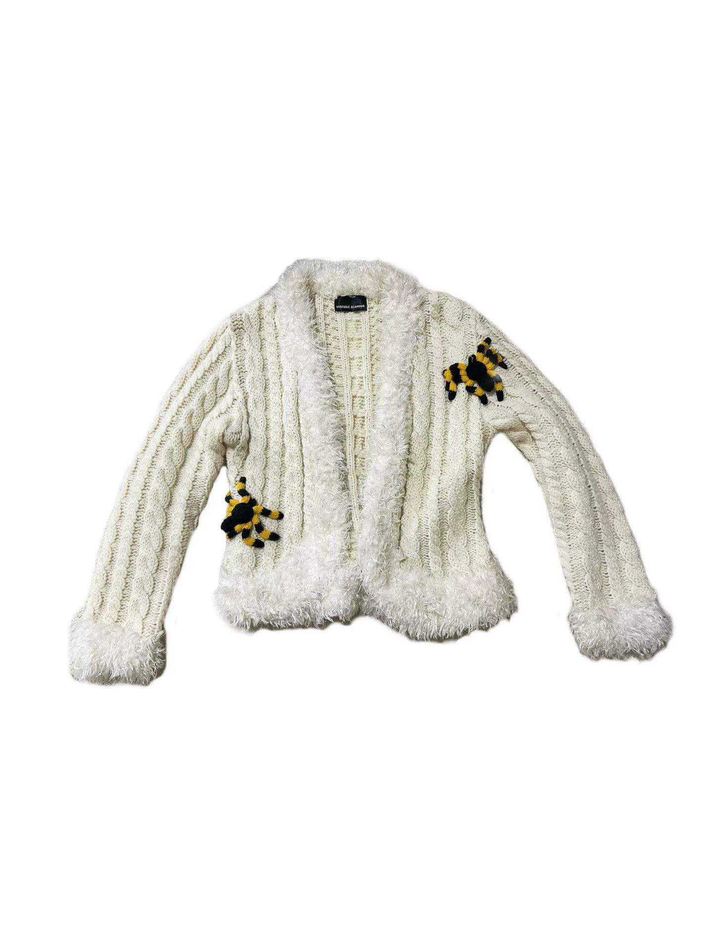 Hysteric Glamour Hysteric Glamour Fuzzy Spider Knit Cardigan Size M / US 6-8 / IT 42-44 - 2 Thumbnail