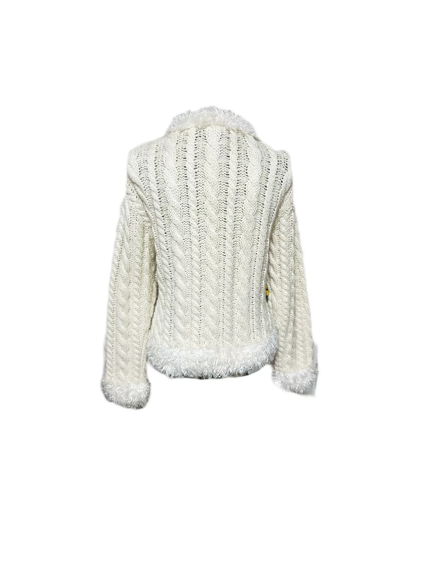 Hysteric Glamour Hysteric Glamour Fuzzy Spider Knit Cardigan Size M / US 6-8 / IT 42-44 - 4 Thumbnail