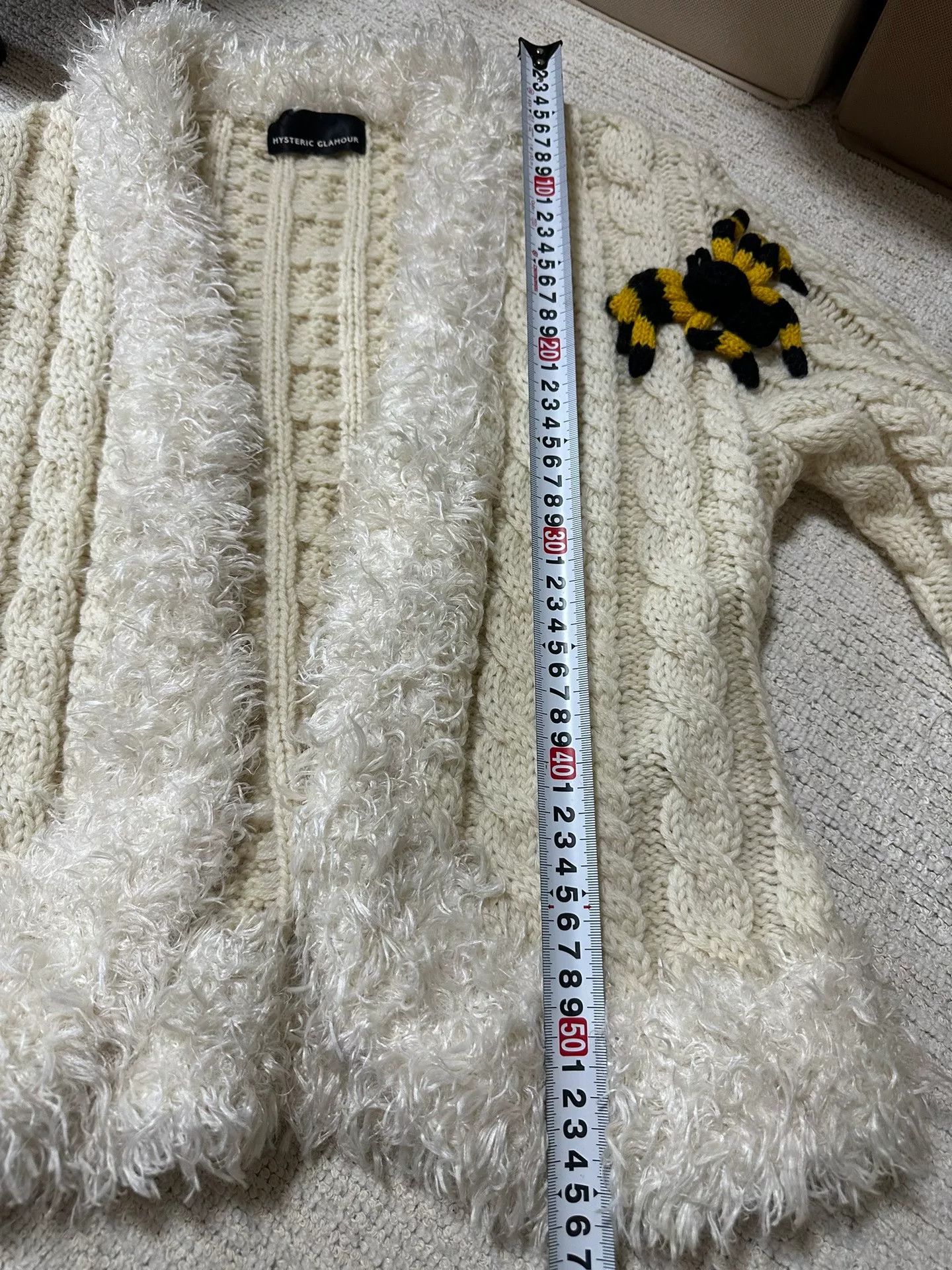 Hysteric Glamour Hysteric Glamour Fuzzy Spider Knit Cardigan Size M / US 6-8 / IT 42-44 - 7 Thumbnail