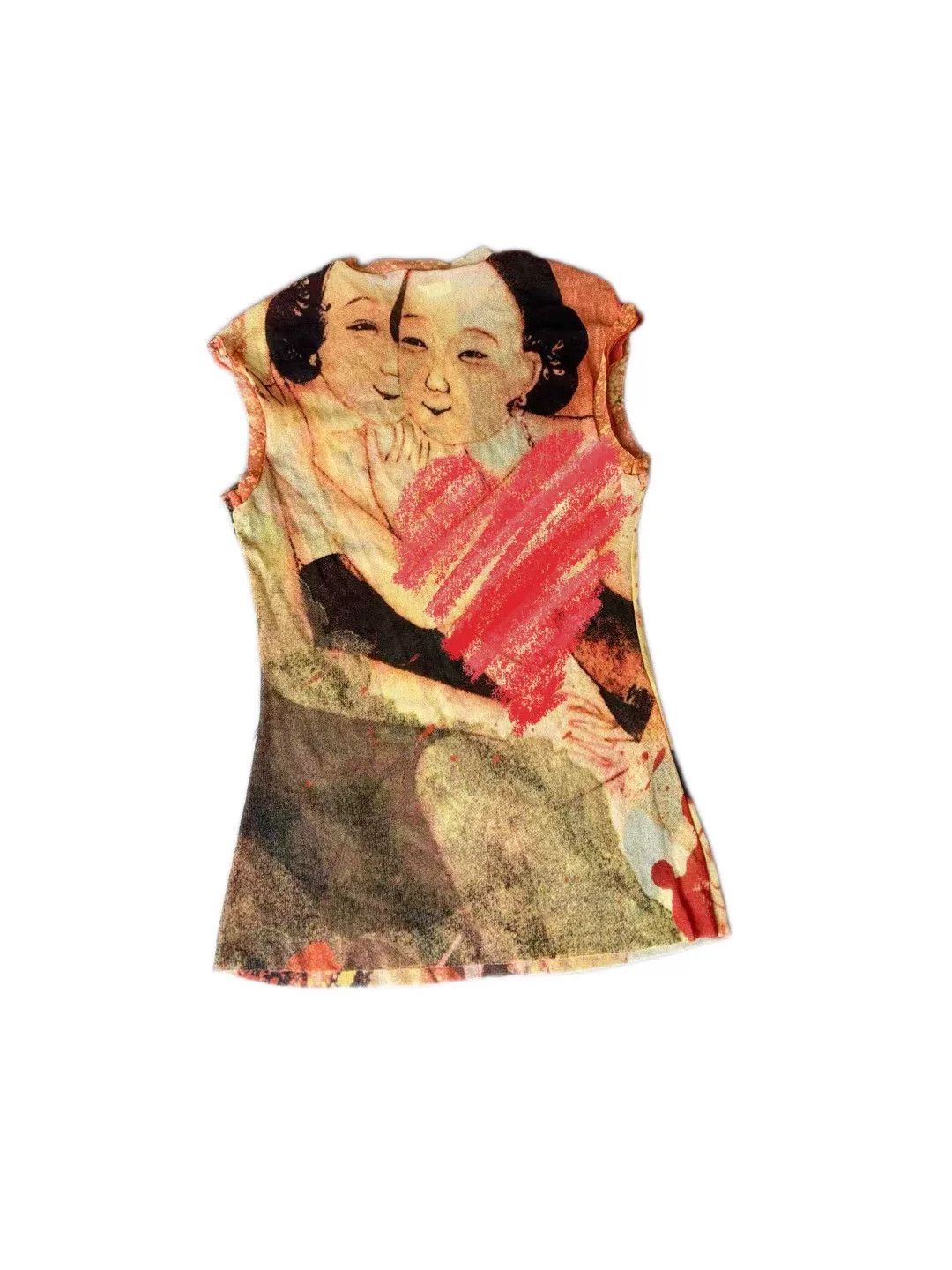 Vivienne Tam Vivienne Tam Sleeveless Mesh Portrait Top Size M / US 6-8 / IT 42-44 - 2 Thumbnail