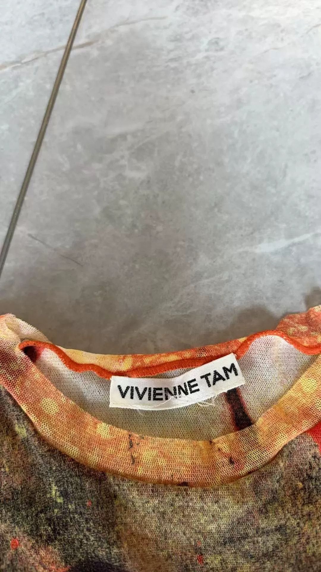 Vivienne Tam Vivienne Tam Sleeveless Mesh Portrait Top Size M / US 6-8 / IT 42-44 - 3 Thumbnail