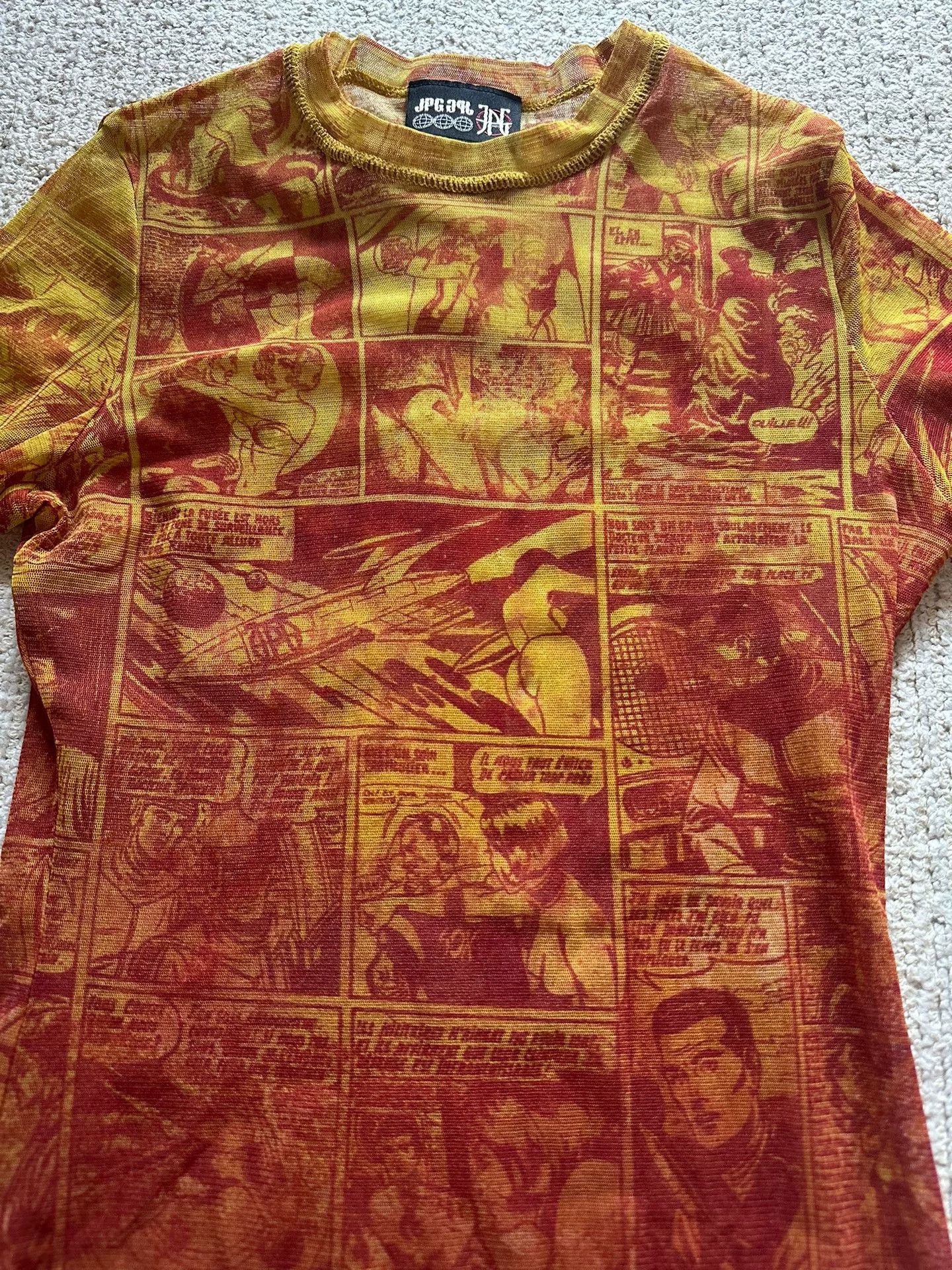Jean Paul Gaultier Jean Paul Gaultier Mesh Comic Top Size M / US 6-8 / IT 42-44 - 3 Thumbnail