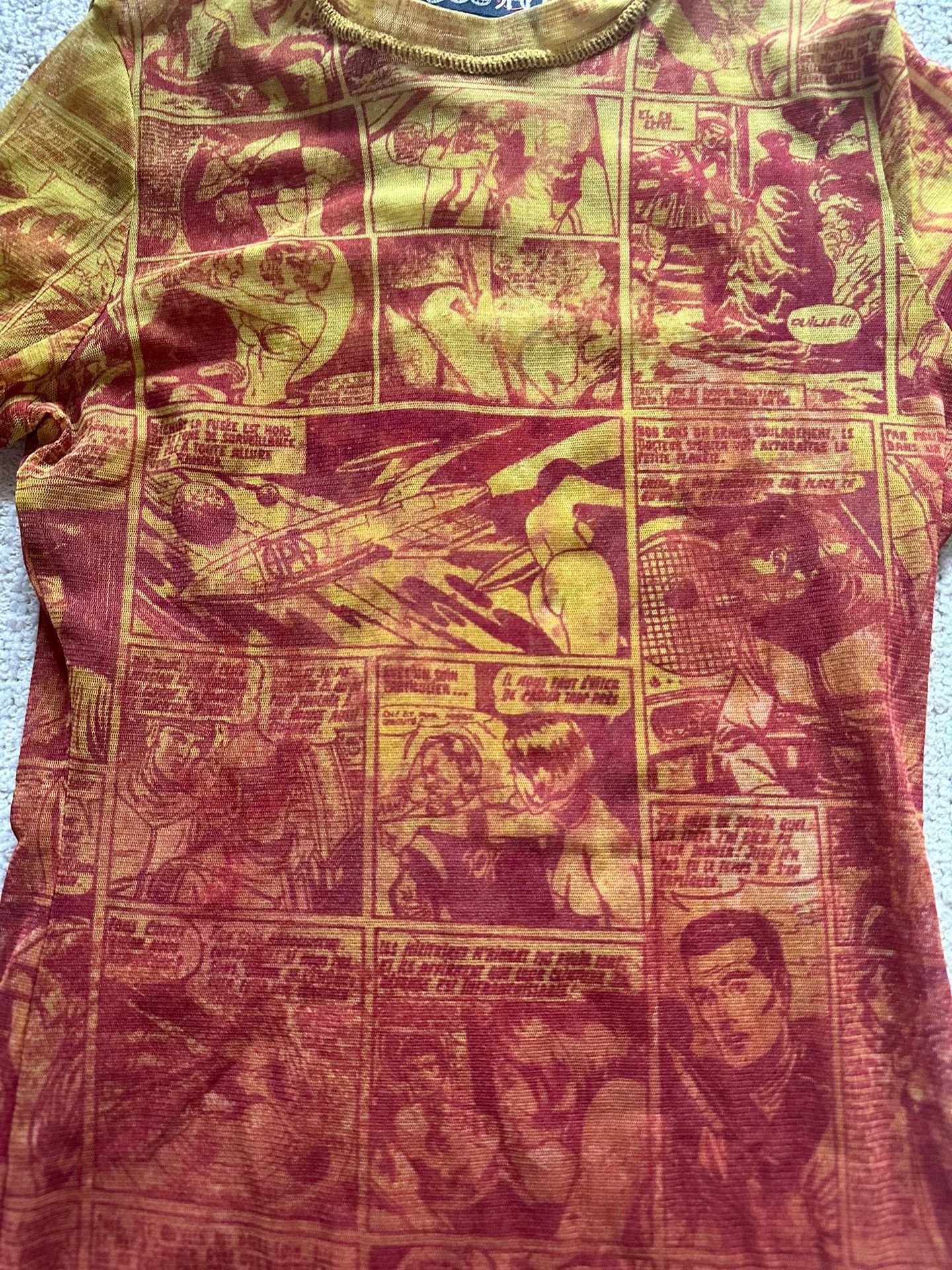 Jean Paul Gaultier Jean Paul Gaultier Mesh Comic Top Size M / US 6-8 / IT 42-44 - 4 Thumbnail