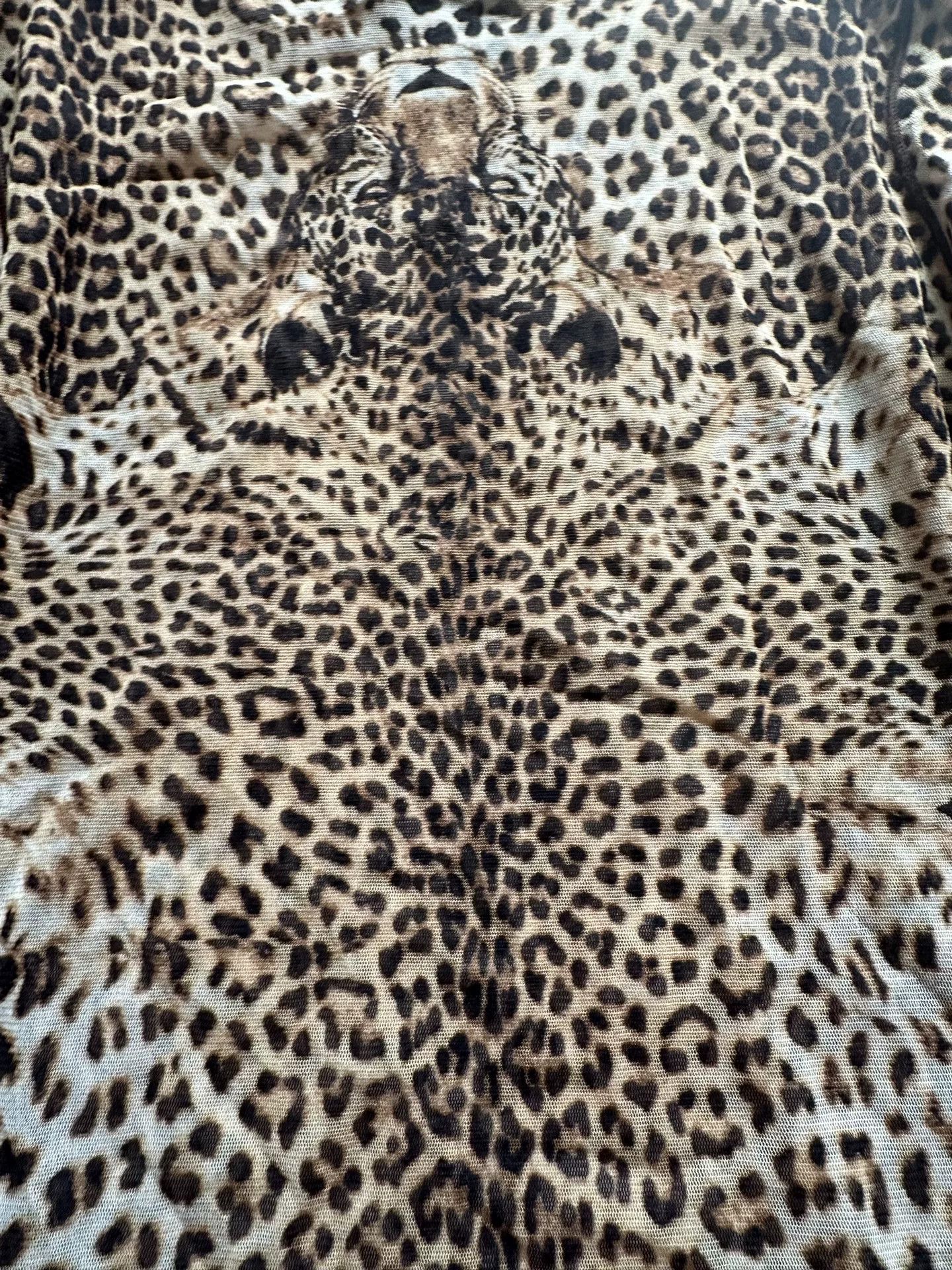 Jean Paul Gaultier Jean Paul Gaultier Leopard Mesh Tattoo Top Size M / US 6-8 / IT 42-44 - 4 Thumbnail